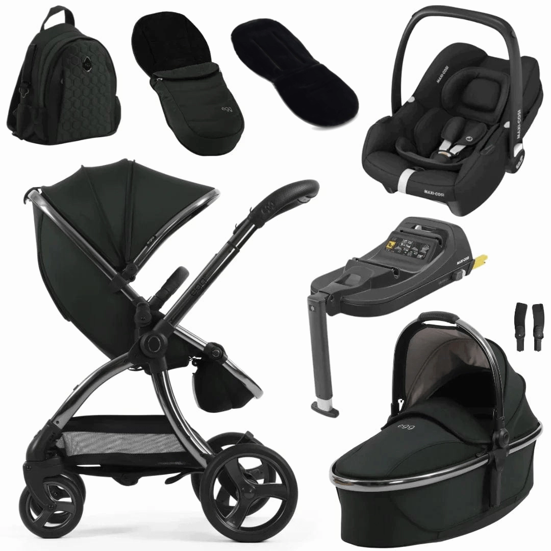 Egg 3 Luxury Cabriofix i-Size Travel System - Black Olive