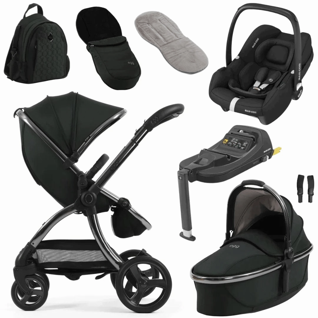 Egg 3 Luxury Cabriofix i-Size Travel System - Black Olive