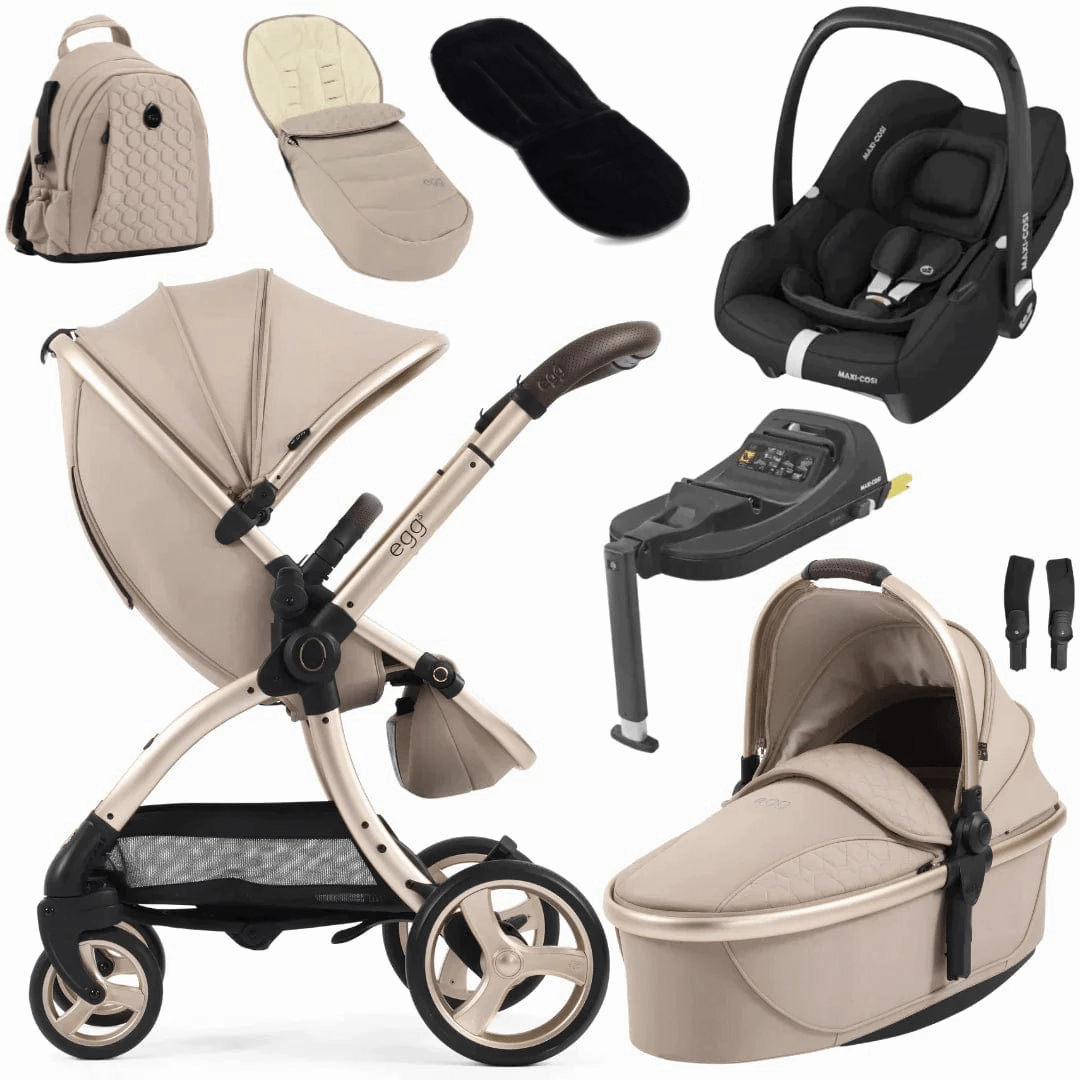 Egg 3 Luxury Cabriofix i-Size Travel System - Feather