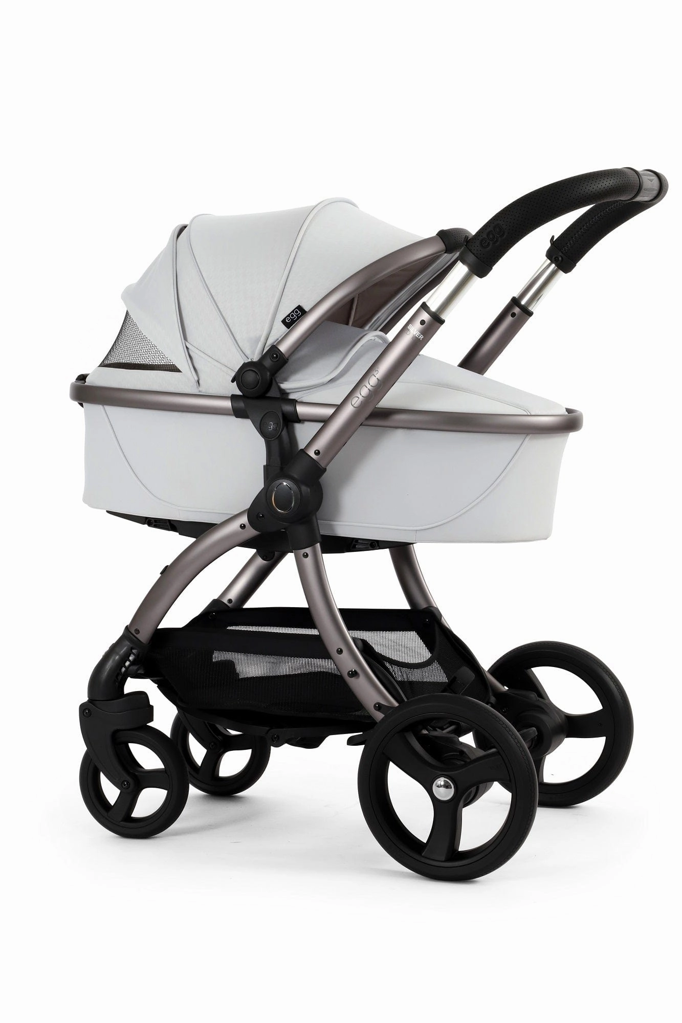 Egg 3 Luxury Cabriofix i-Size Travel System - Houndstooth Silver