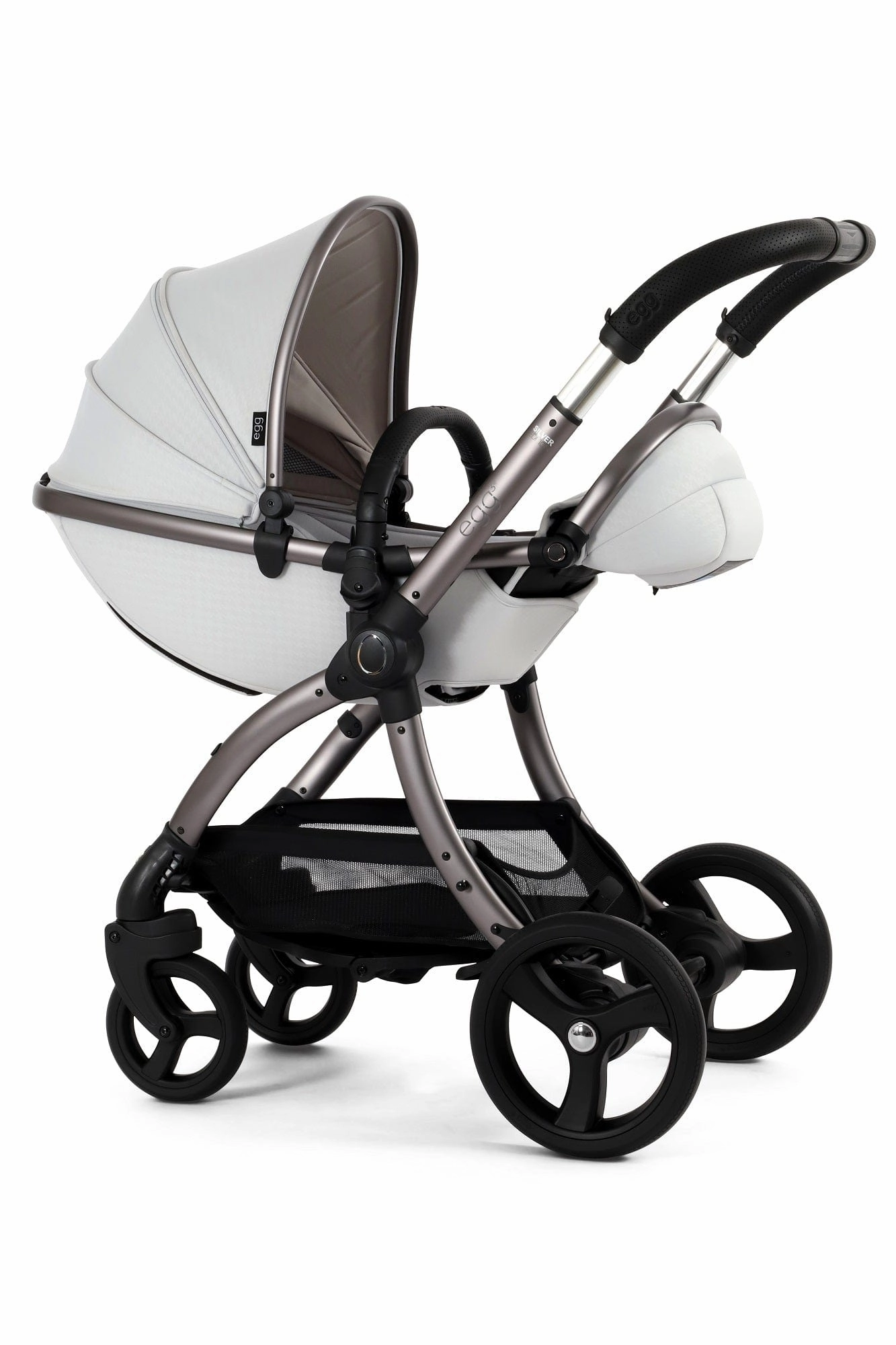 Egg 3 Luxury Cabriofix i-Size Travel System - Houndstooth Silver