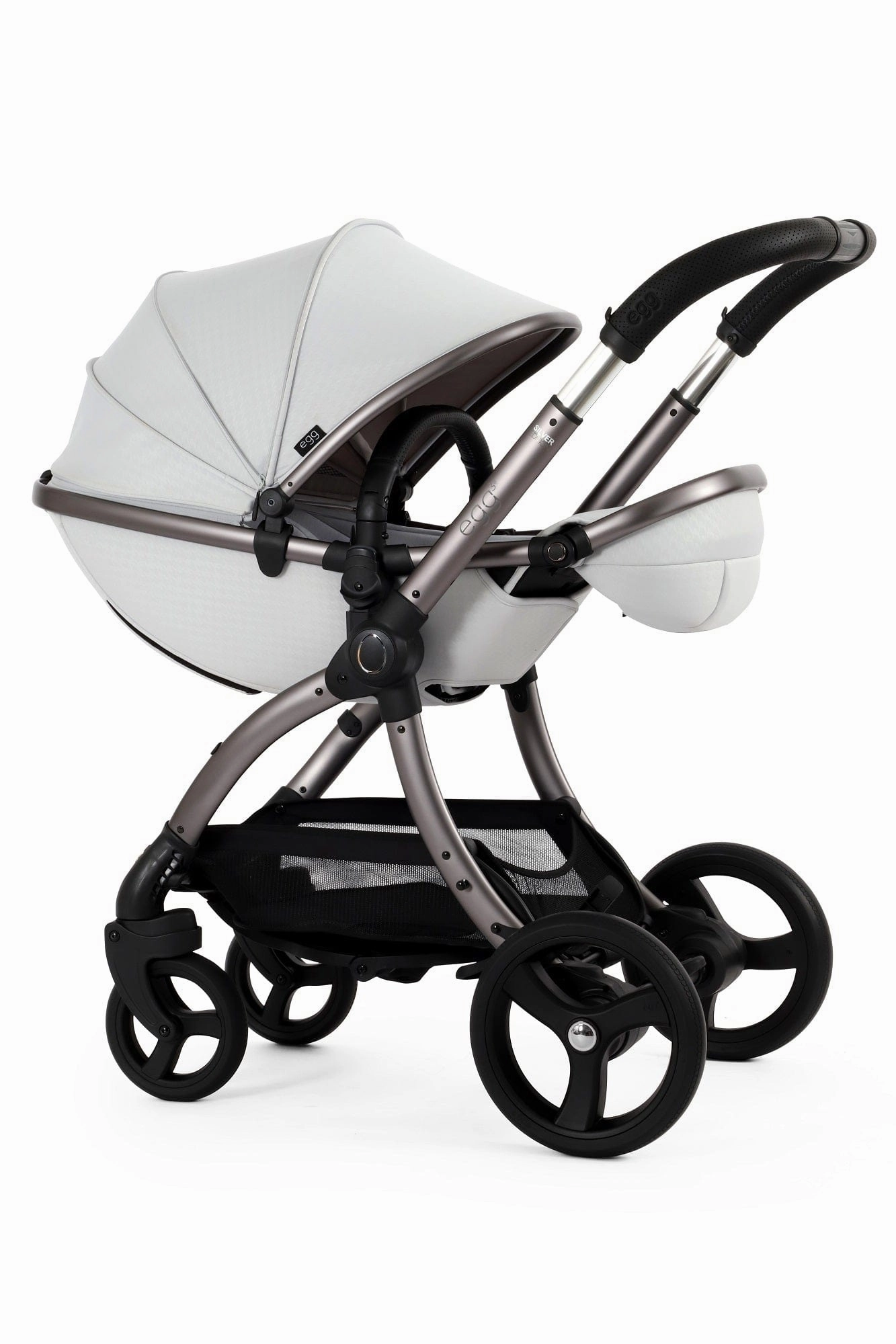 Egg 3 Luxury Cabriofix i-Size Travel System - Houndstooth Silver