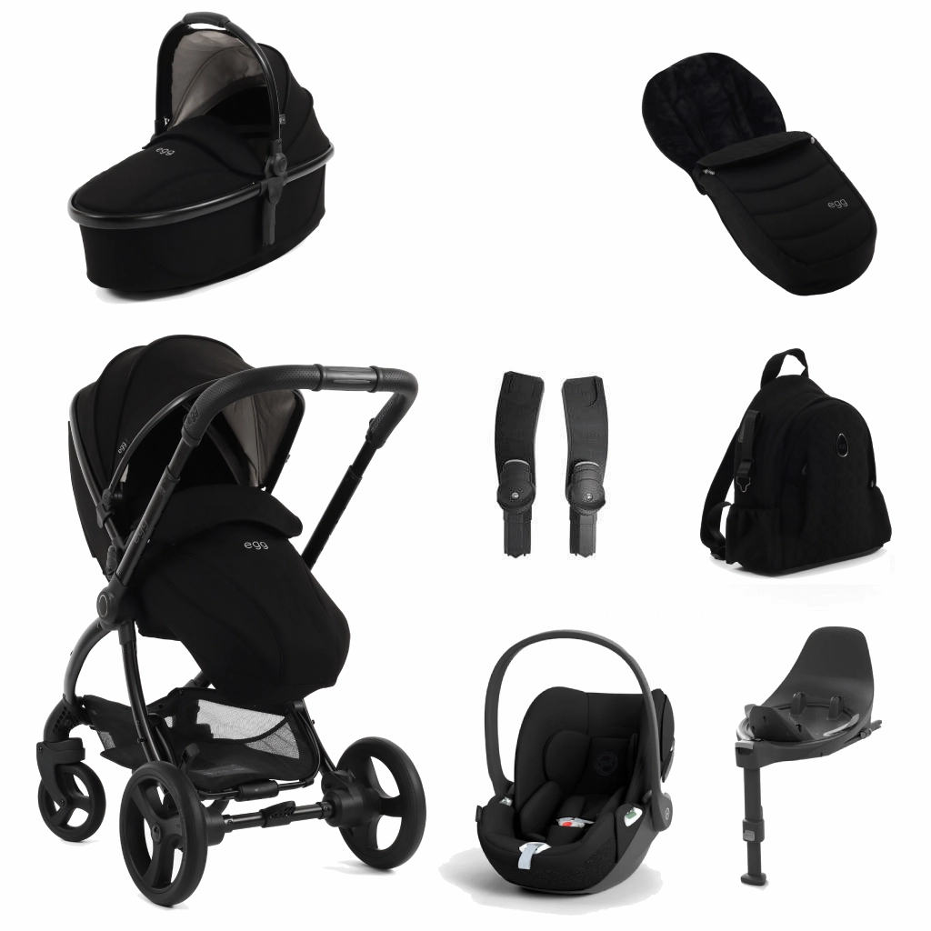 Egg 3 Luxury Cloud T i-Size Travel System - Black Edition