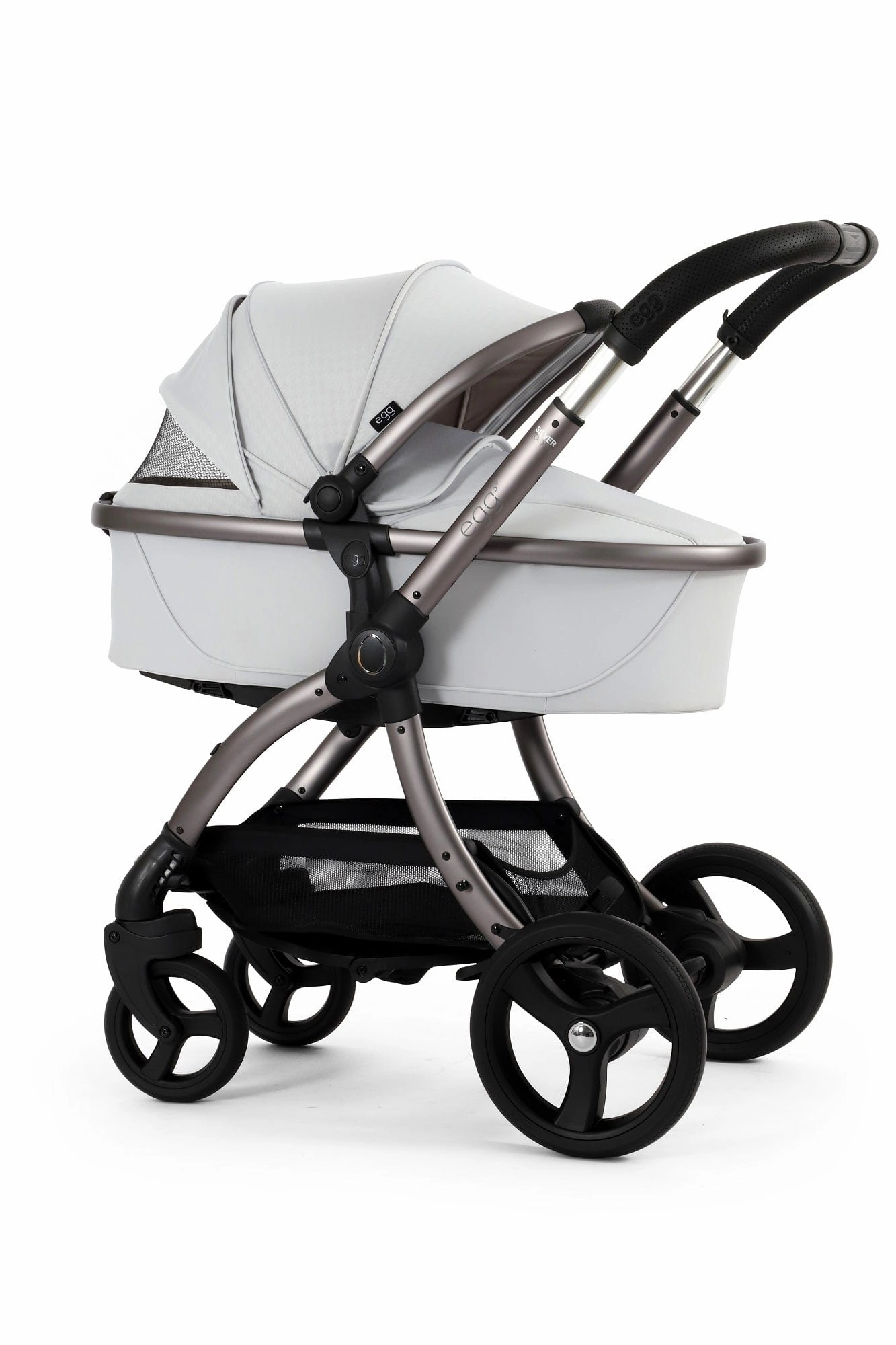 Egg 3 Luxury Cloud T i-Size Travel System - Houndstooth Silver