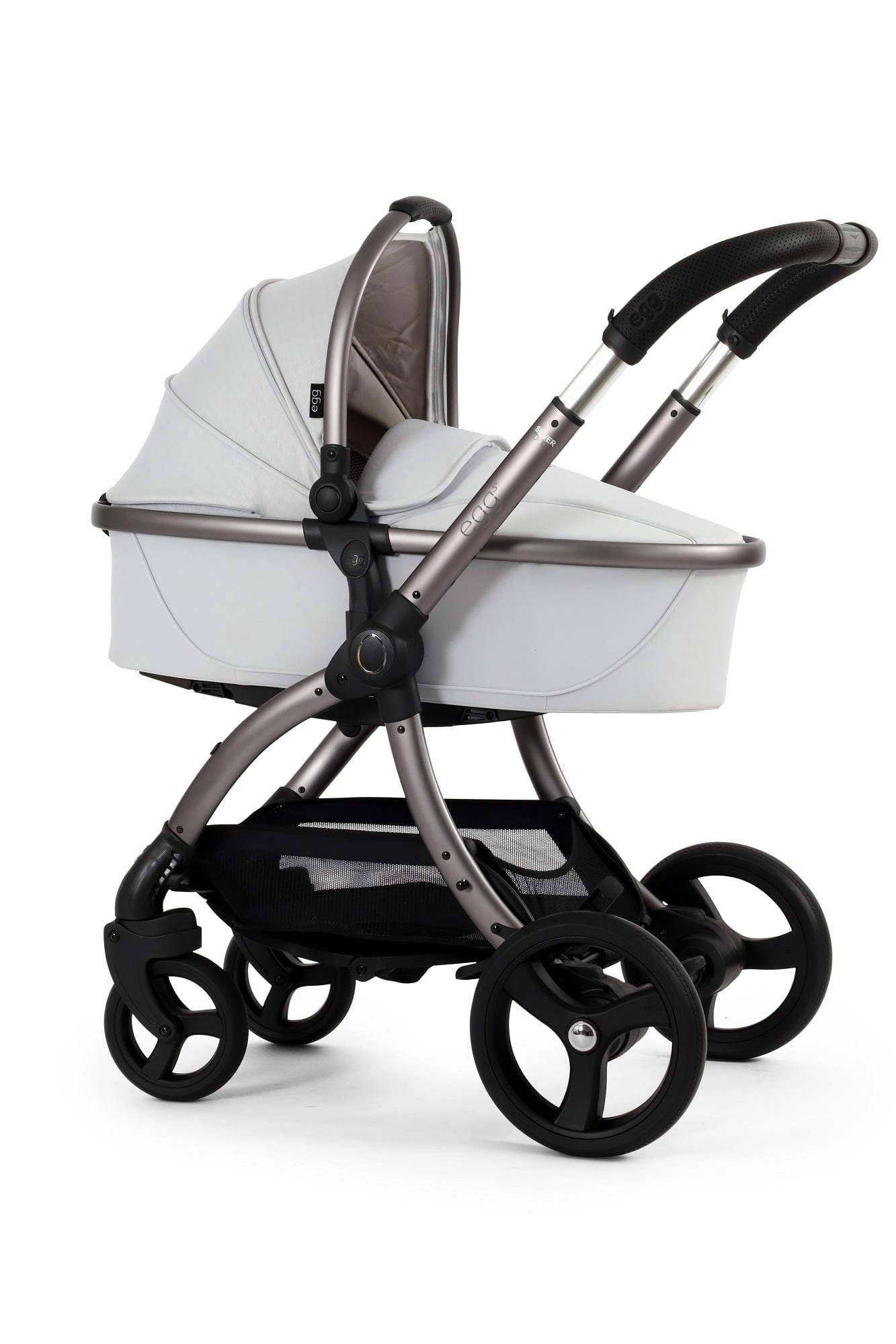 Egg 3 Luxury Cloud T i-Size Travel System - Houndstooth Silver