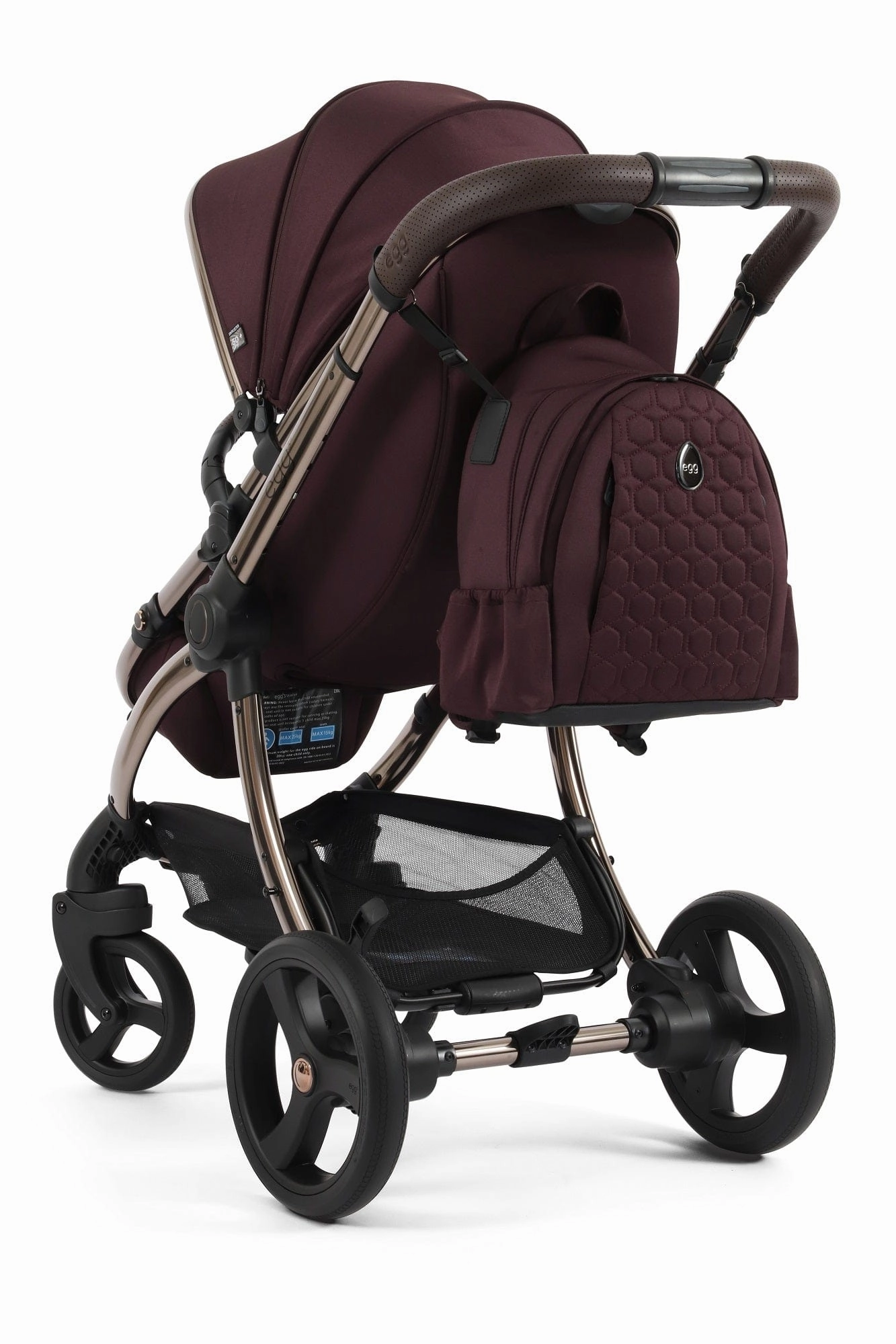 Egg 3 Luxury Cloud T i-Size Travel System - Mulberry