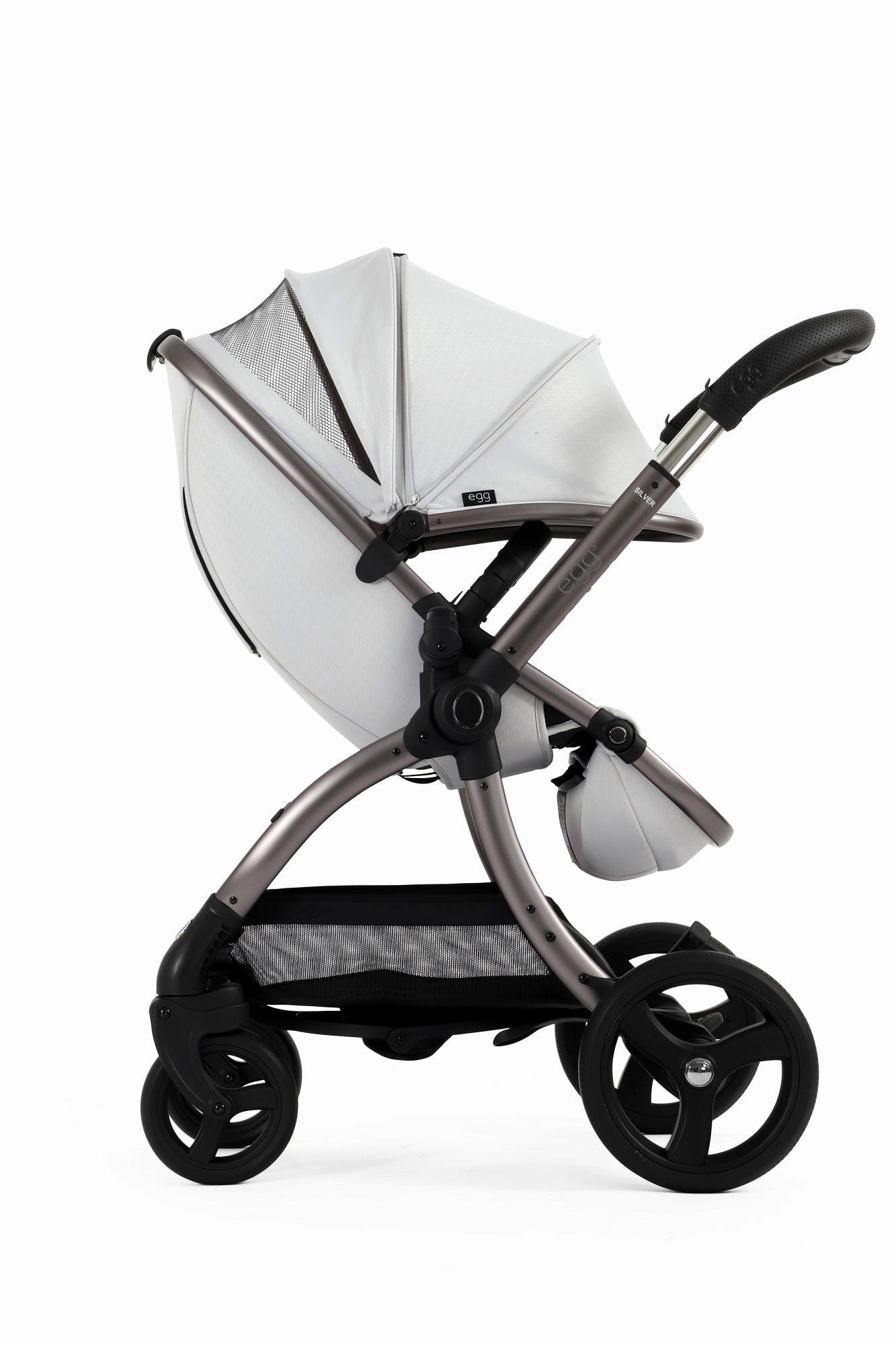 Egg 3 Luxury Pebble 360 PRO 2 Travel System - Houndstooth Silver
