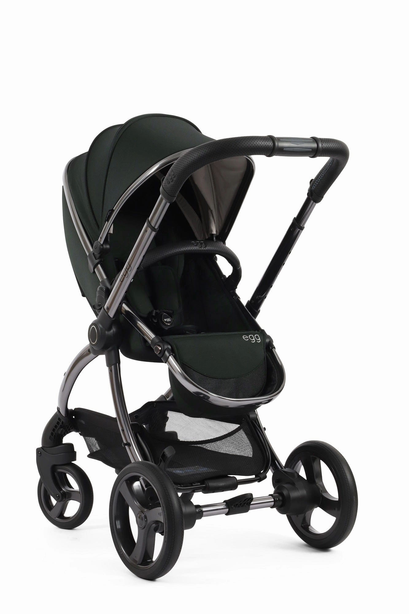 Egg 3 Luxury Shell i-Size Travel System - Black Olive (with FREE Mamaroo)