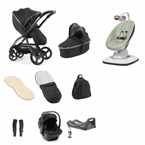 Egg 3 Luxury Shell i-Size Travel System - Carbonite (with FREE Mamaroo)