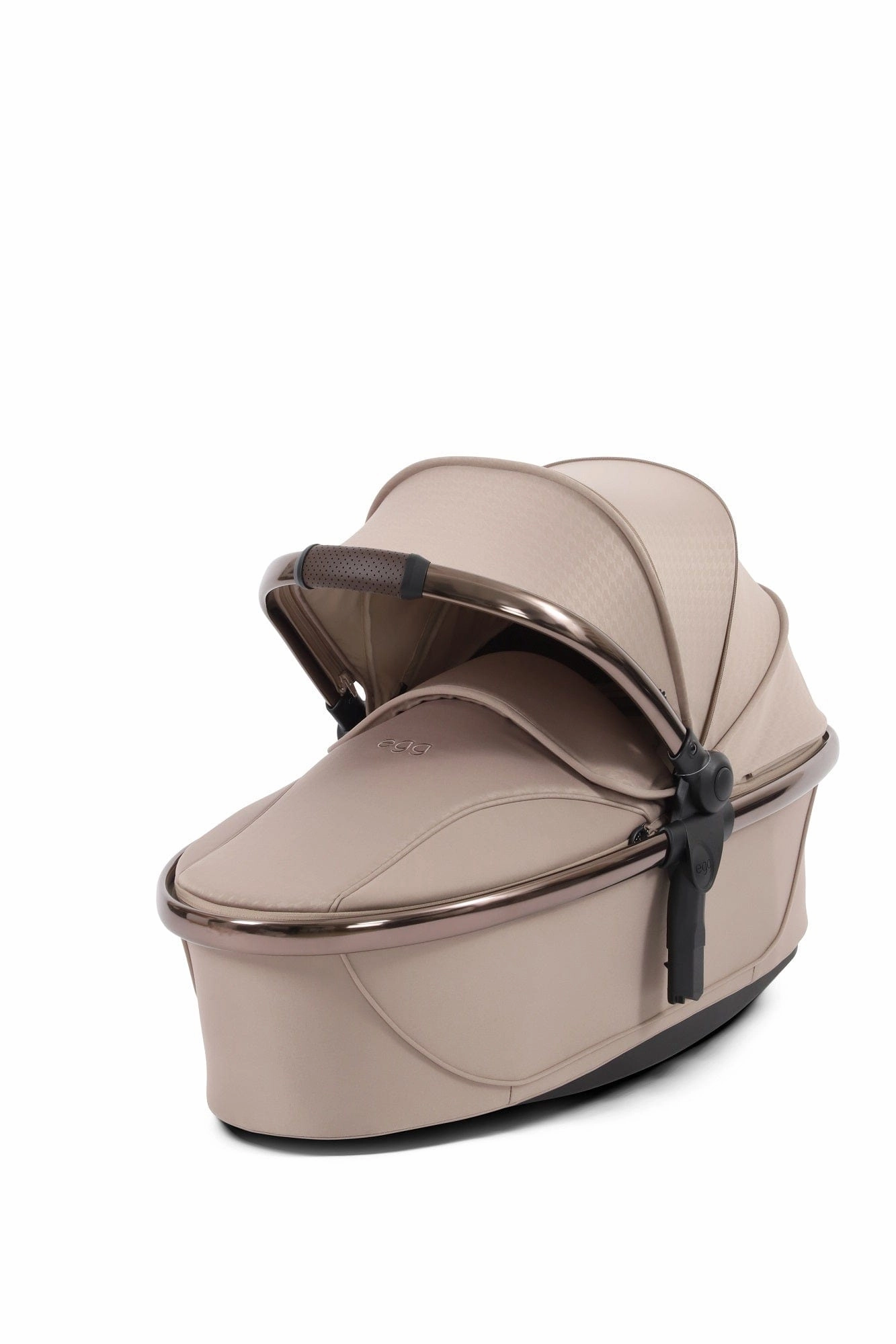 Egg 3 Luxury Shell i-Size Travel System - Houndstooth Almond (with FREE Mamaroo)