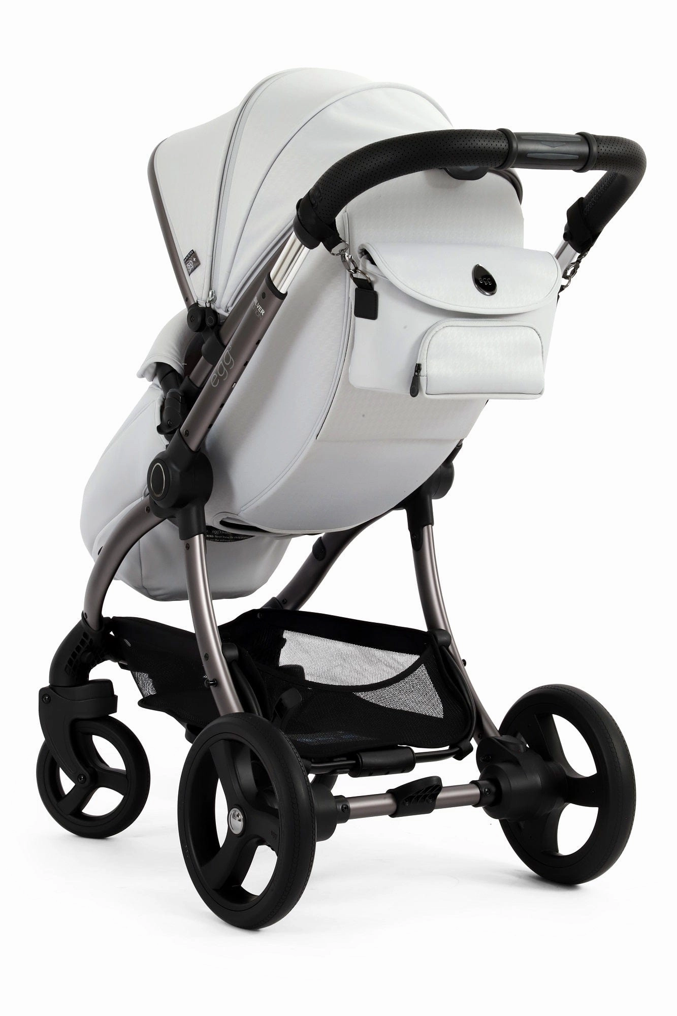 Egg 3 Luxury Shell i-Size Travel System - Houndstooth Silver