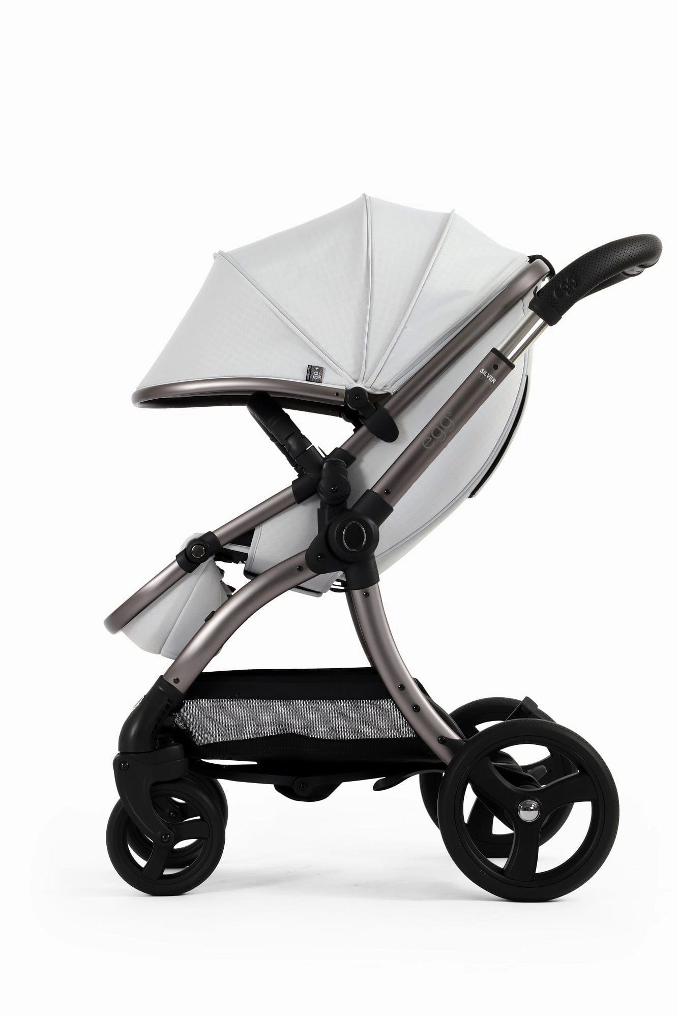 Egg 3 Luxury Shell i-Size Travel System - Houndstooth Silver