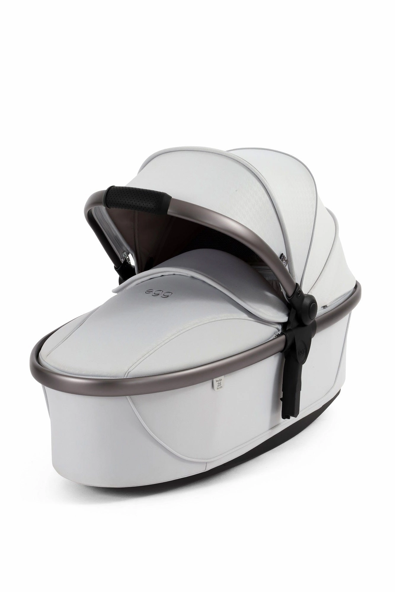 Egg 3 Luxury Shell i-Size Travel System - Houndstooth Silver