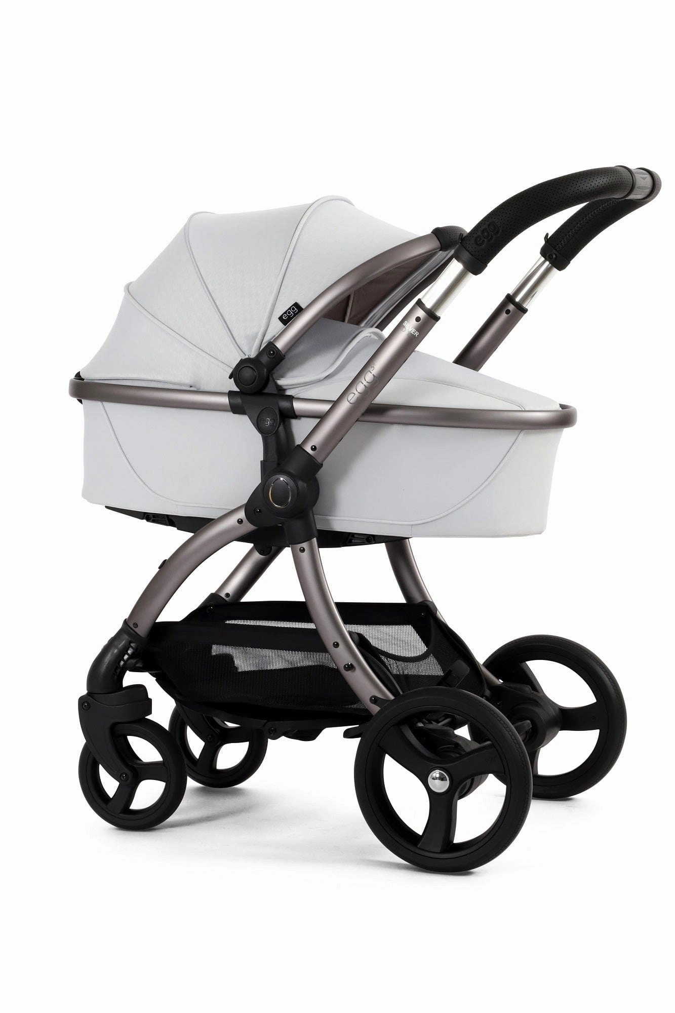 Egg 3 Luxury Shell i-Size Travel System - Houndstooth Silver