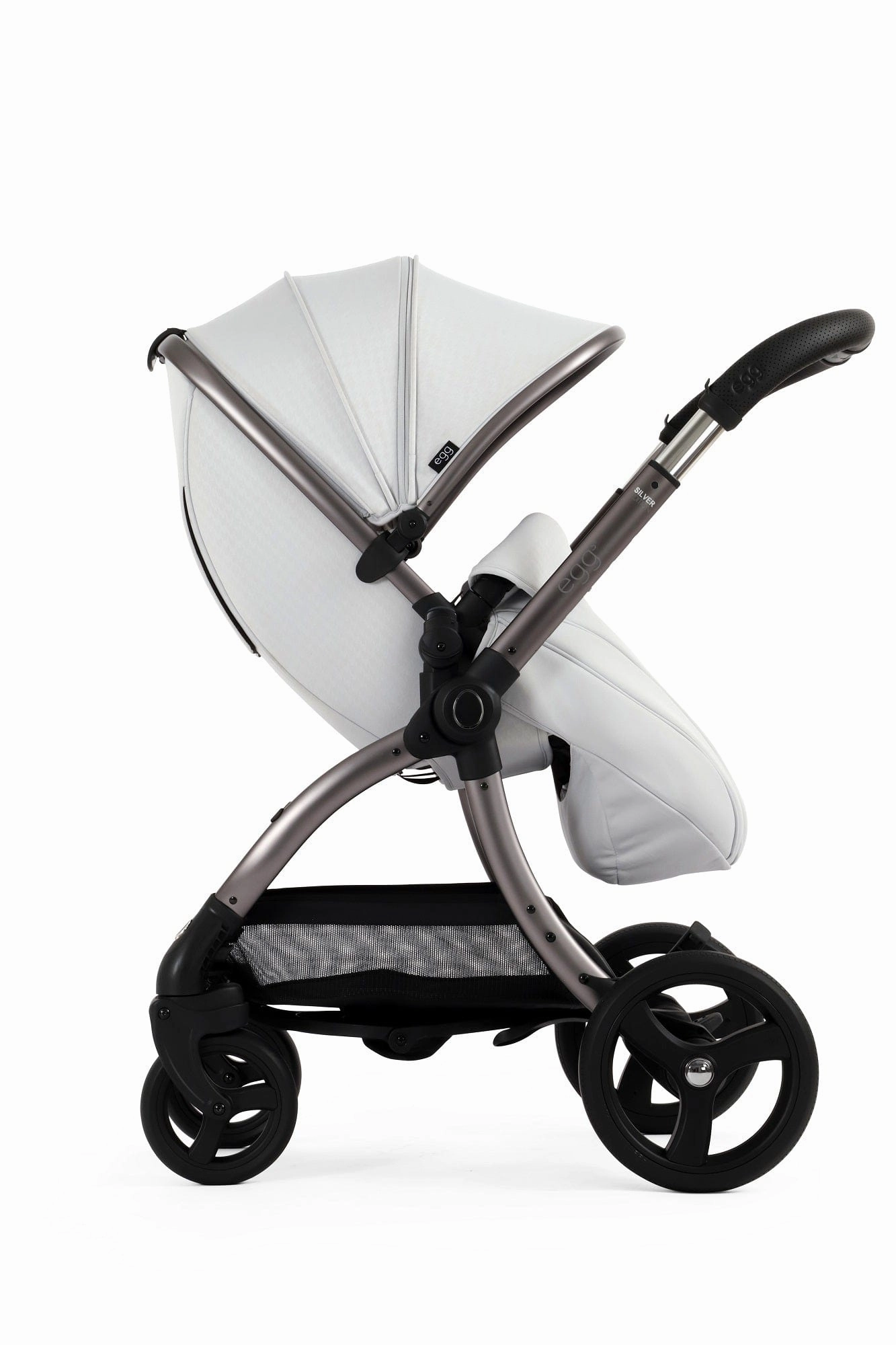 Egg 3 Luxury Shell i-Size Travel System - Houndstooth Silver
