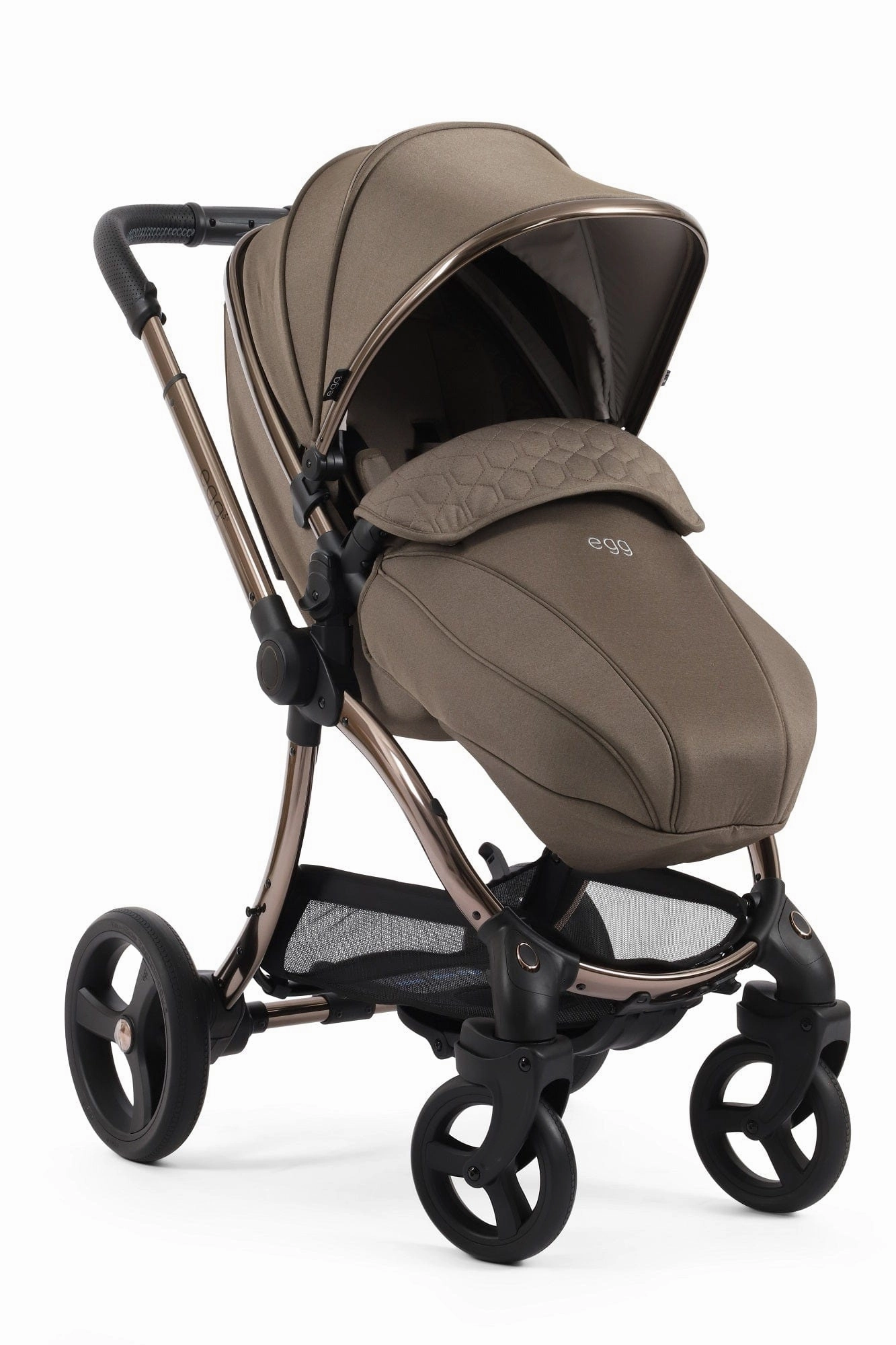 Egg 3 Luxury Shell i-Size Travel System - Mink (with FREE Mamaroo)