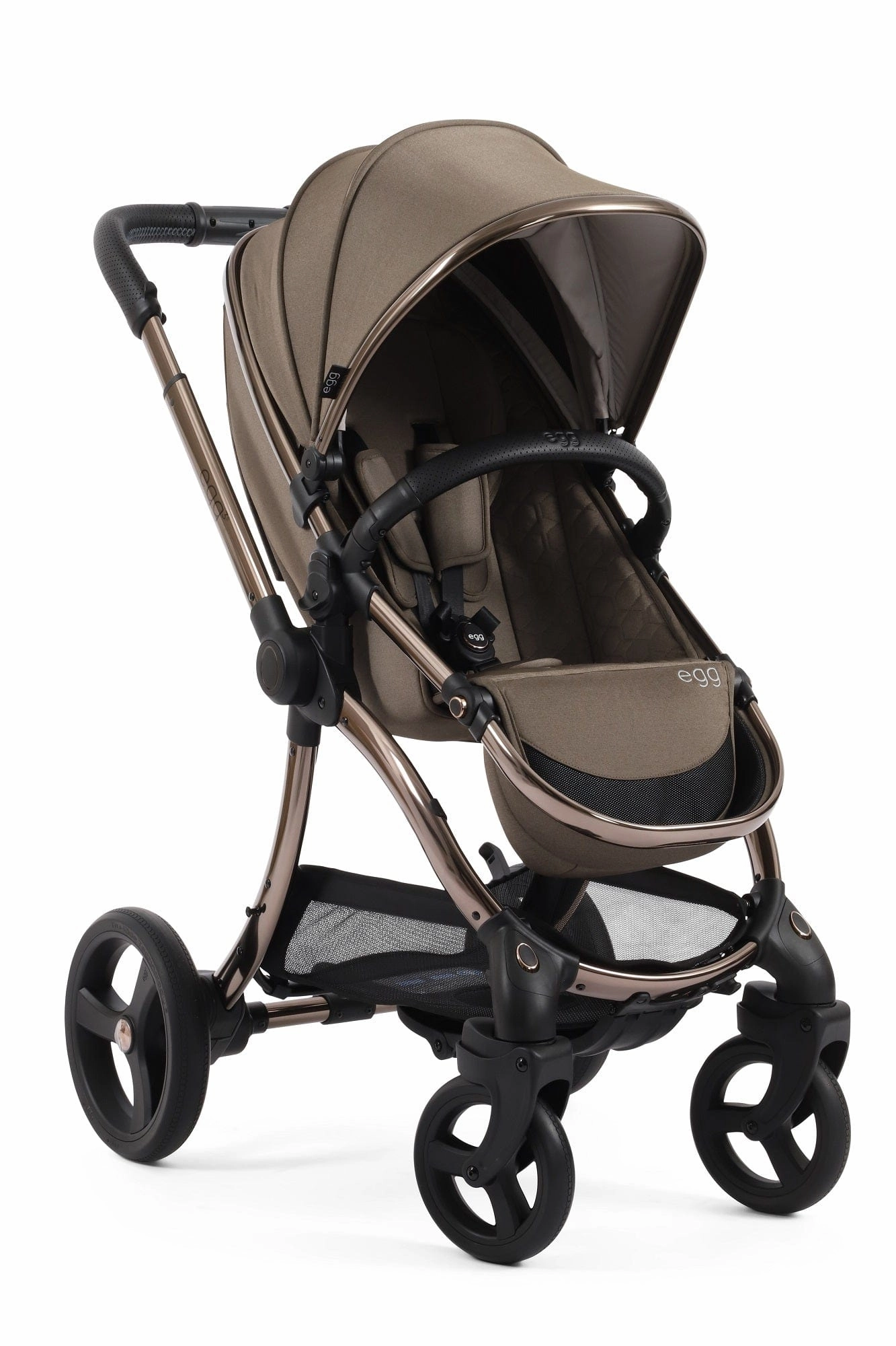Egg 3 Luxury Shell i-Size Travel System - Mink (with FREE Mamaroo)