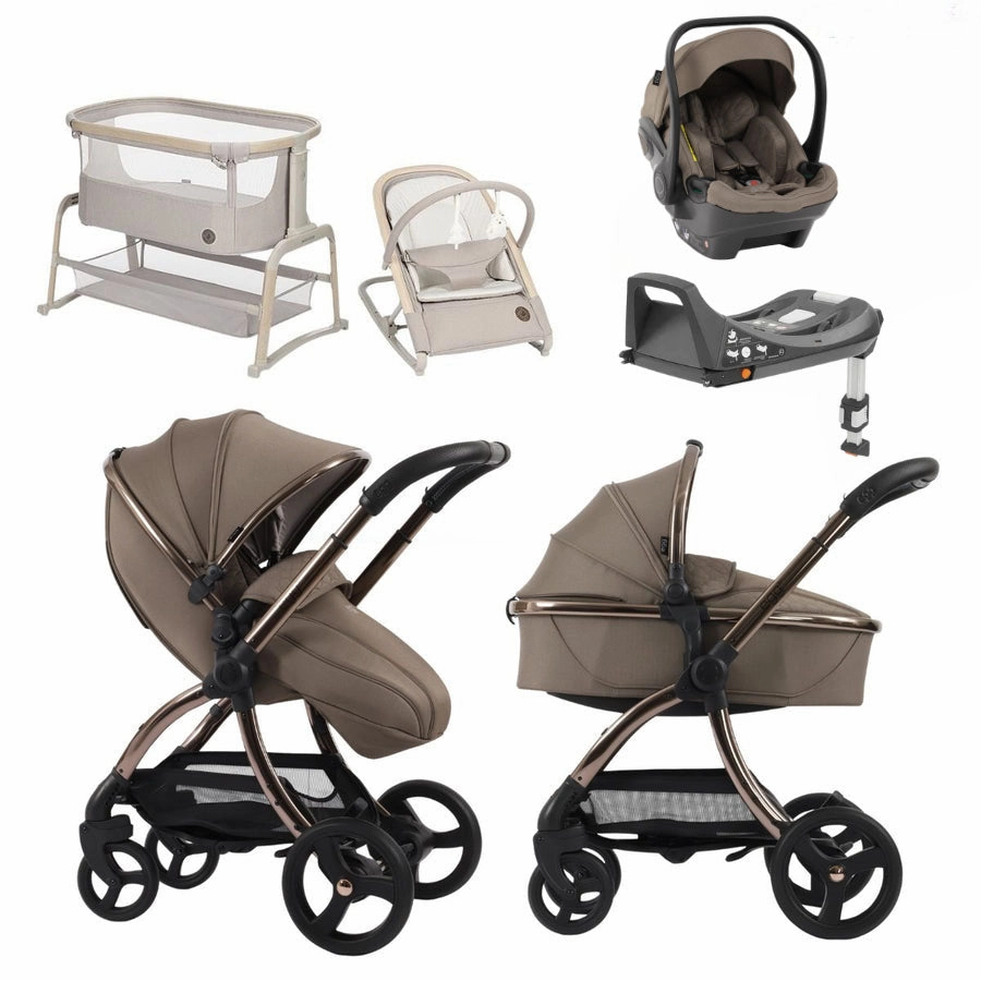 Egg 3 Premium Travel System Bundle in Mink, With Car Seat & Base
