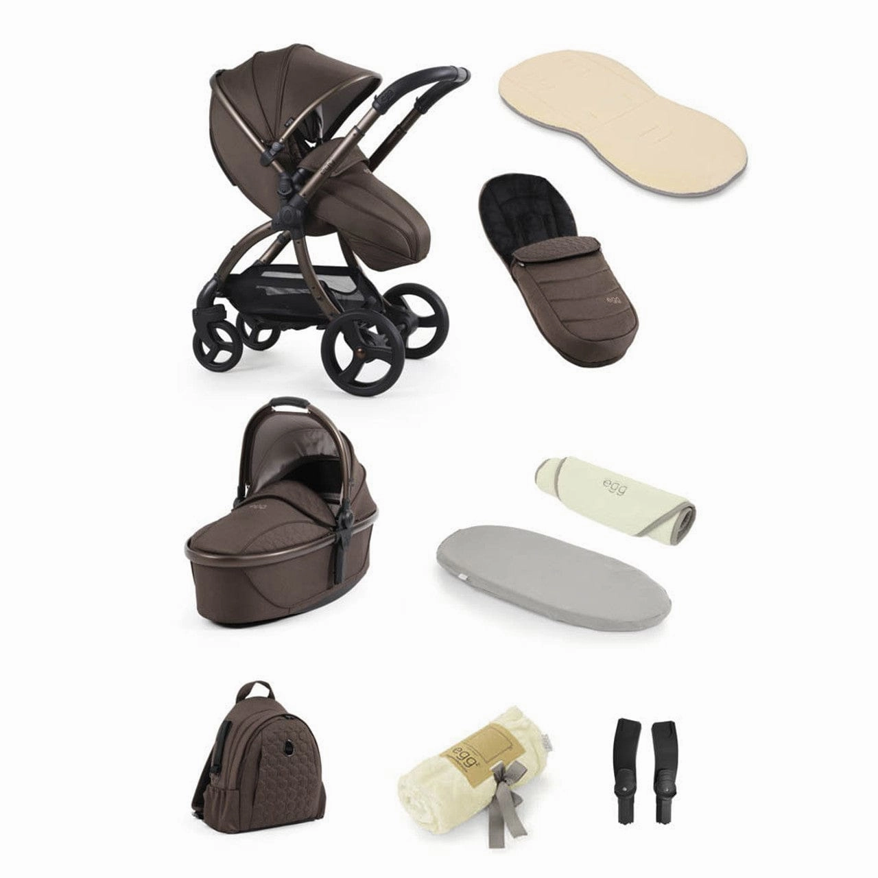 Egg 3 Snuggle 9-Piece Bundle - Chocolate Velvet