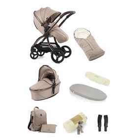 Egg 3 Snuggle 9-Piece Bundle - Houndstooth Almond