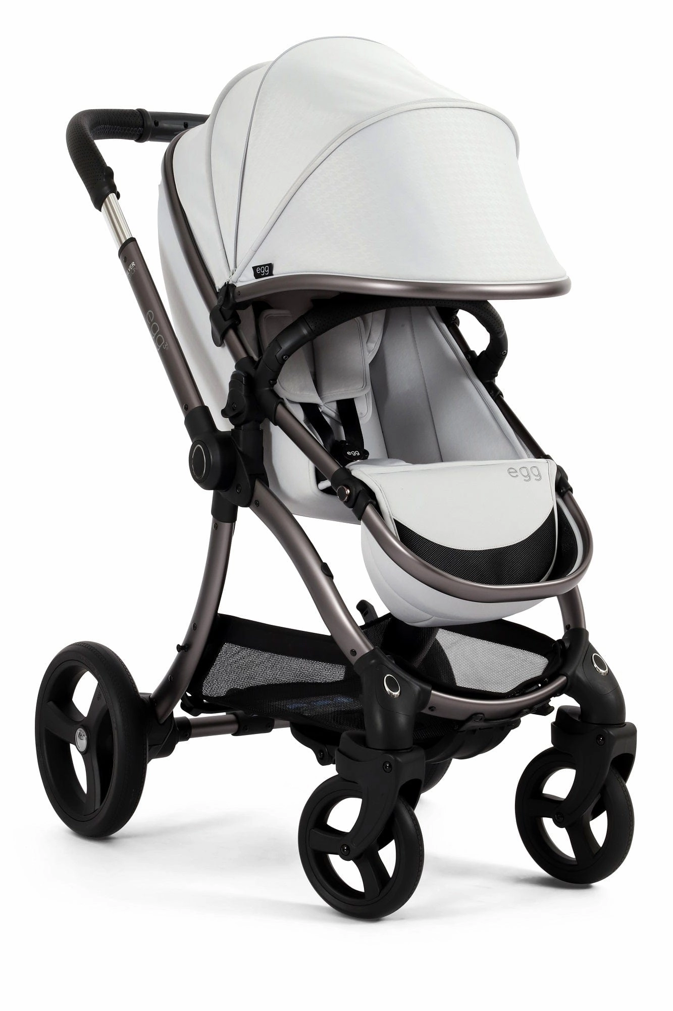 Egg 3 Stroller - Houndstooth Silver