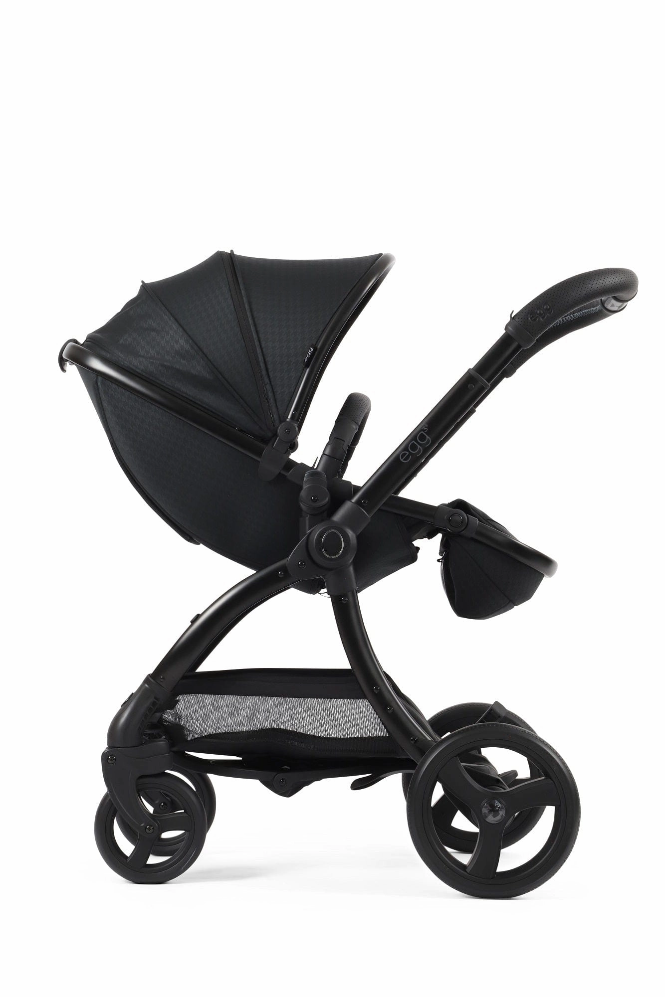 Egg 3 Stroller and Carrycot - Houndstooth Black