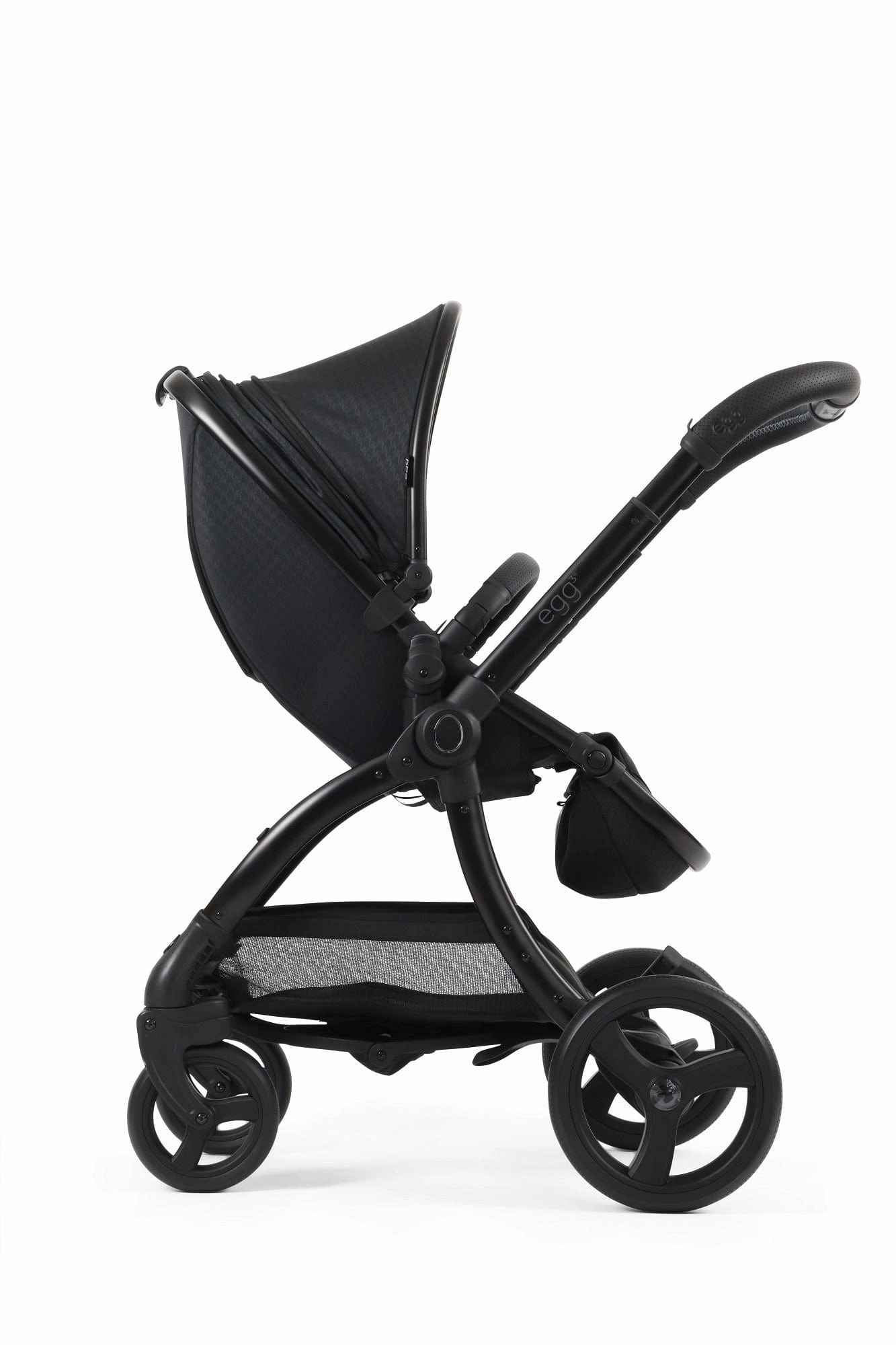 Egg 3 Stroller and Carrycot - Houndstooth Black
