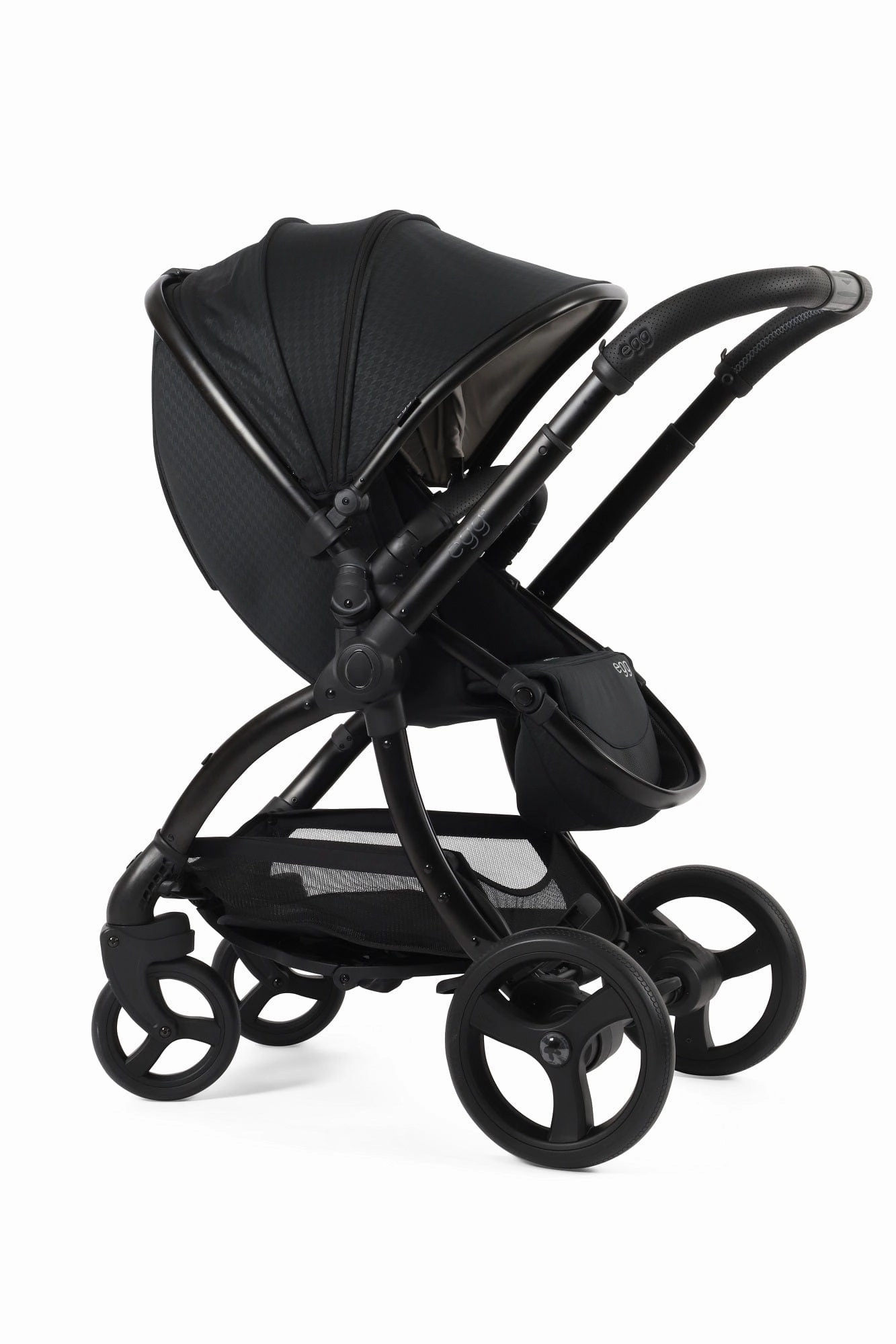 Egg 3 Stroller and Carrycot - Houndstooth Black