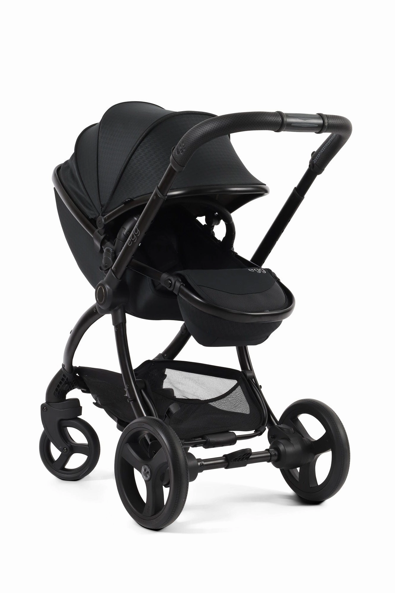 Egg 3 Stroller and Carrycot - Houndstooth Black