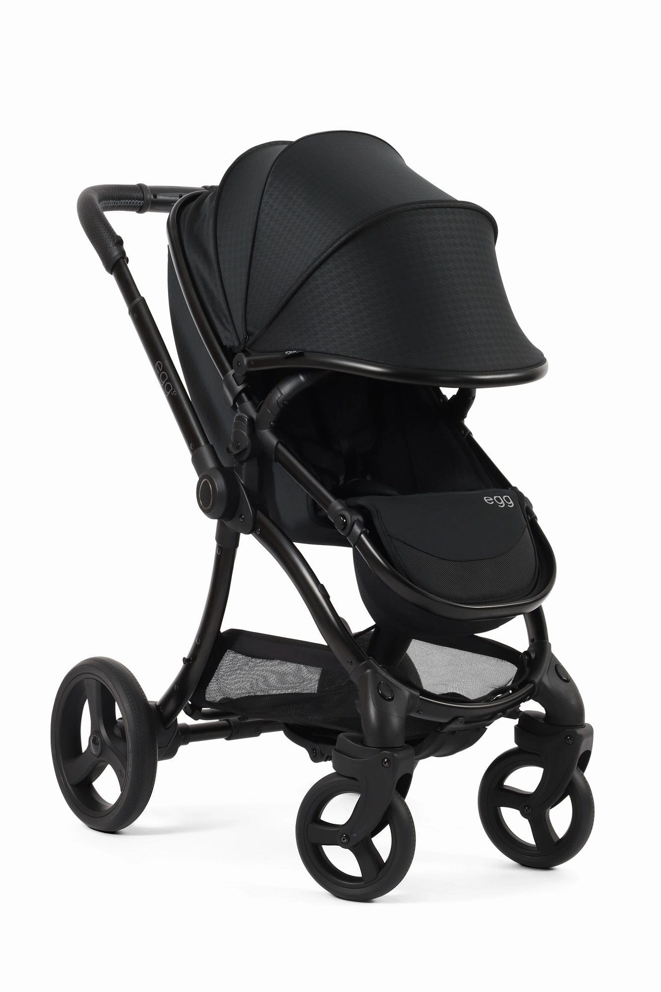 Egg 3 Stroller and Carrycot - Houndstooth Black