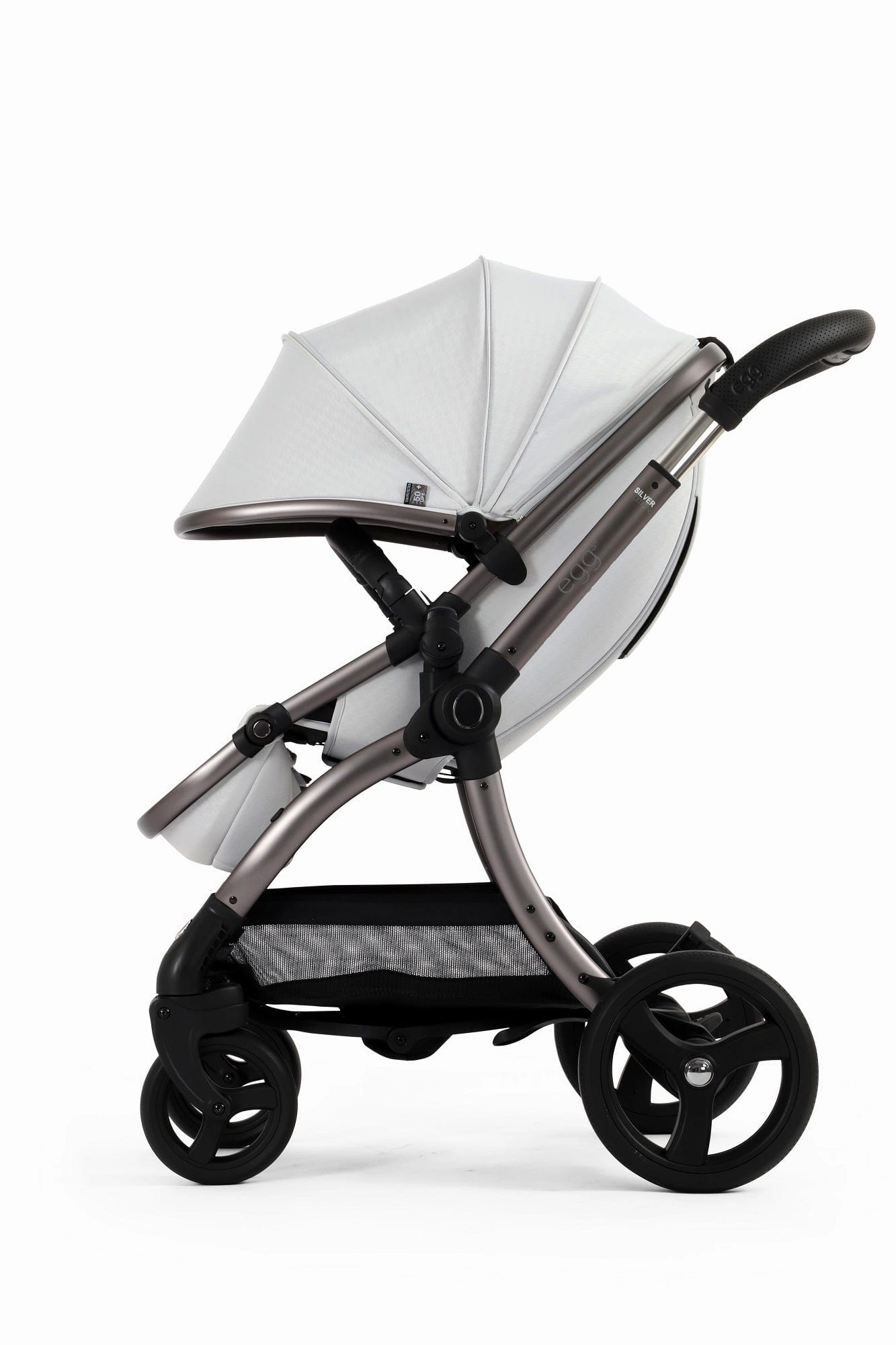 Egg 3 Stroller and Carrycot - Houndstooth Silver