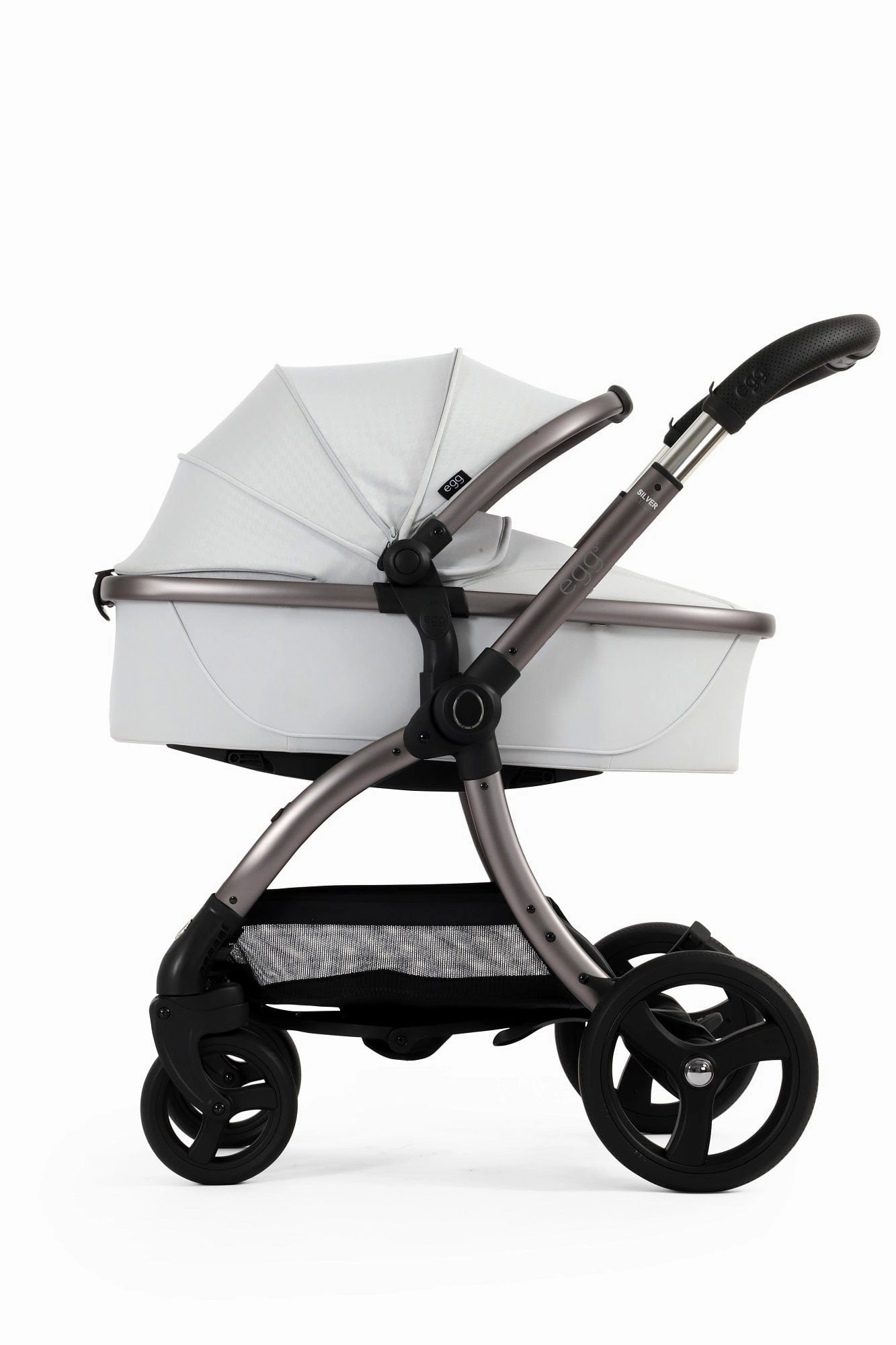 Egg 3 Stroller and Carrycot - Houndstooth Silver