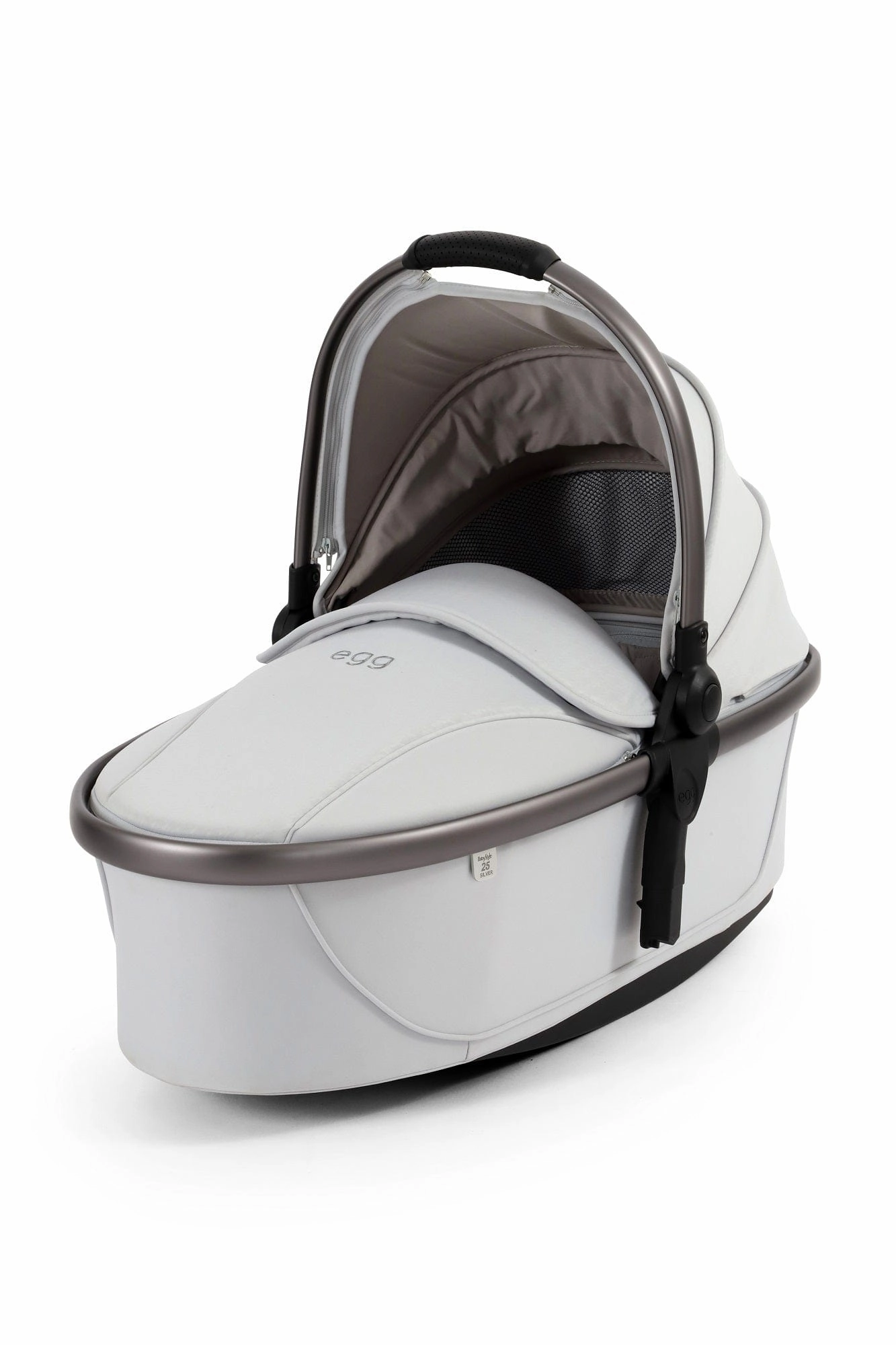 Egg 3 Stroller and Carrycot - Houndstooth Silver