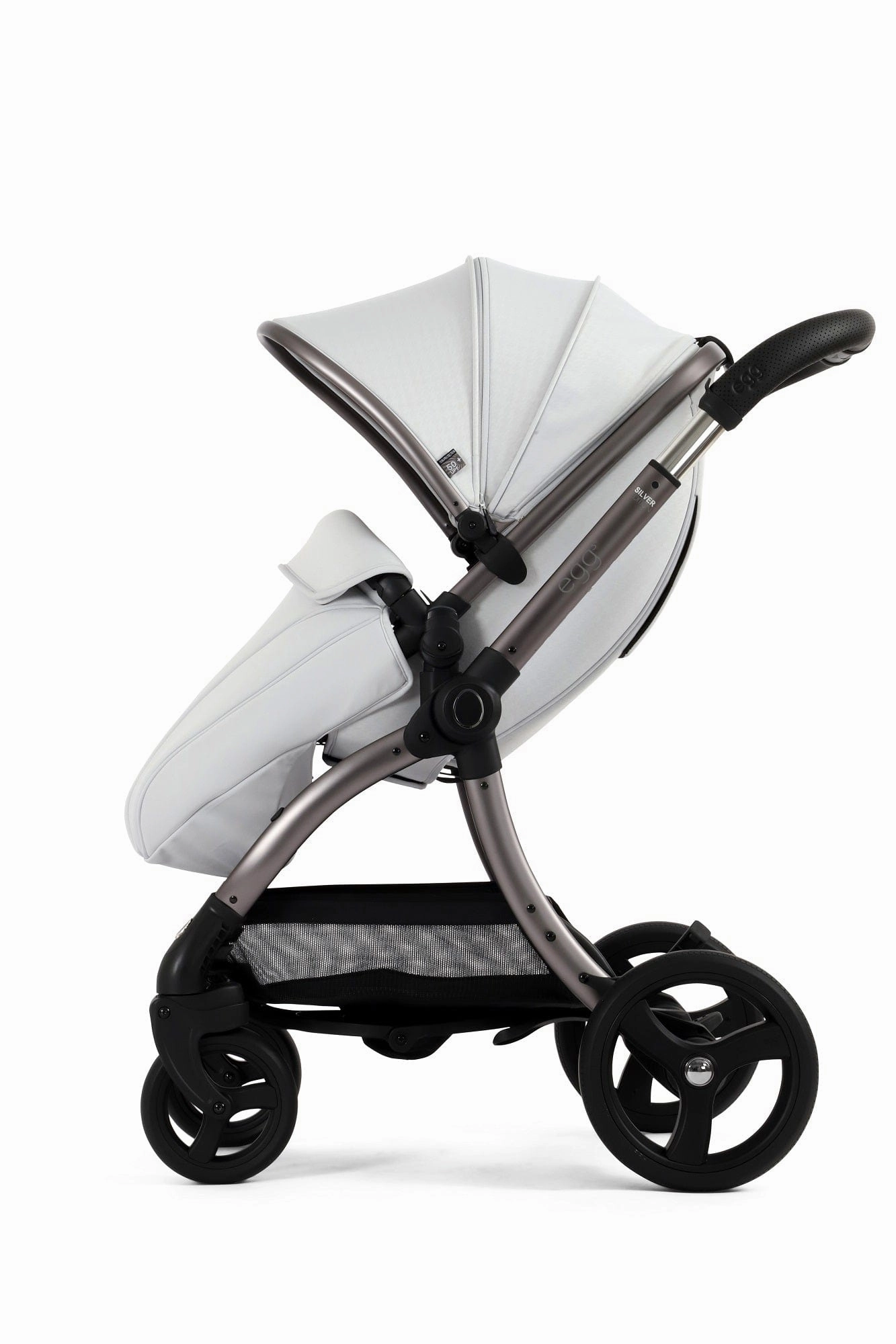 Egg 3 Stroller and Carrycot - Houndstooth Silver