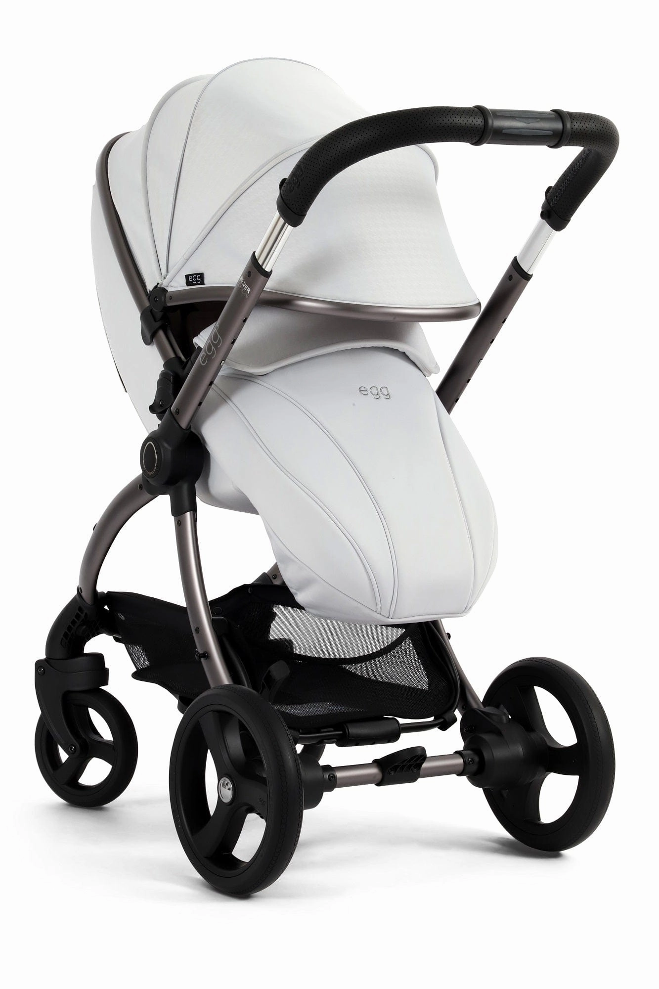 Egg 3 Stroller and Carrycot - Houndstooth Silver