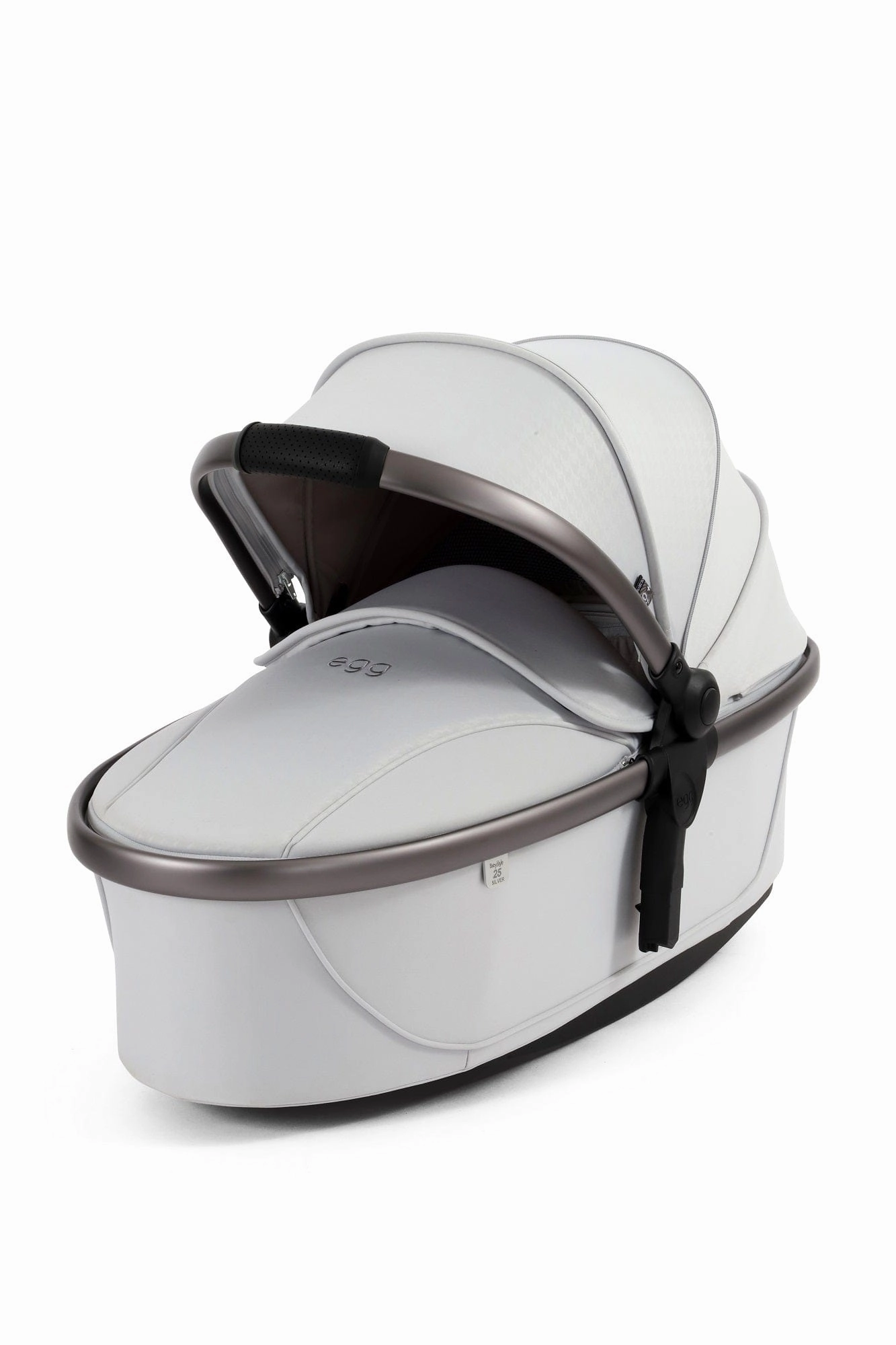 Egg 3 Stroller and Carrycot - Houndstooth Silver