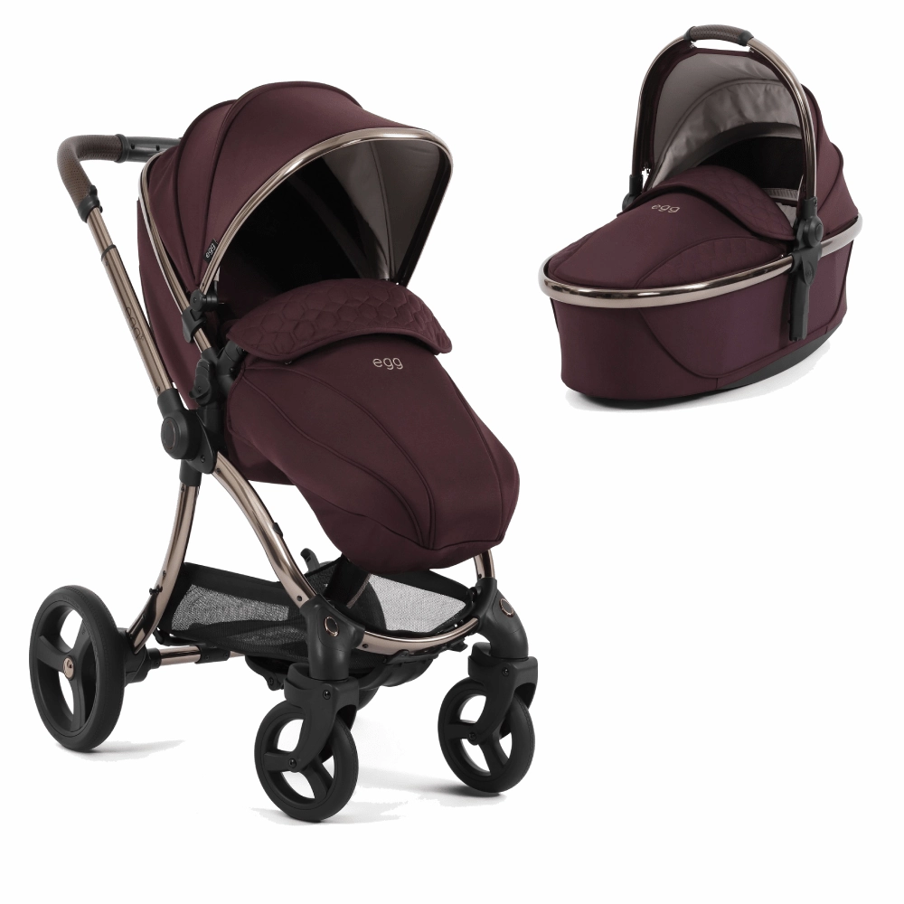 Egg 3 Stroller and Carrycot - Mulberry