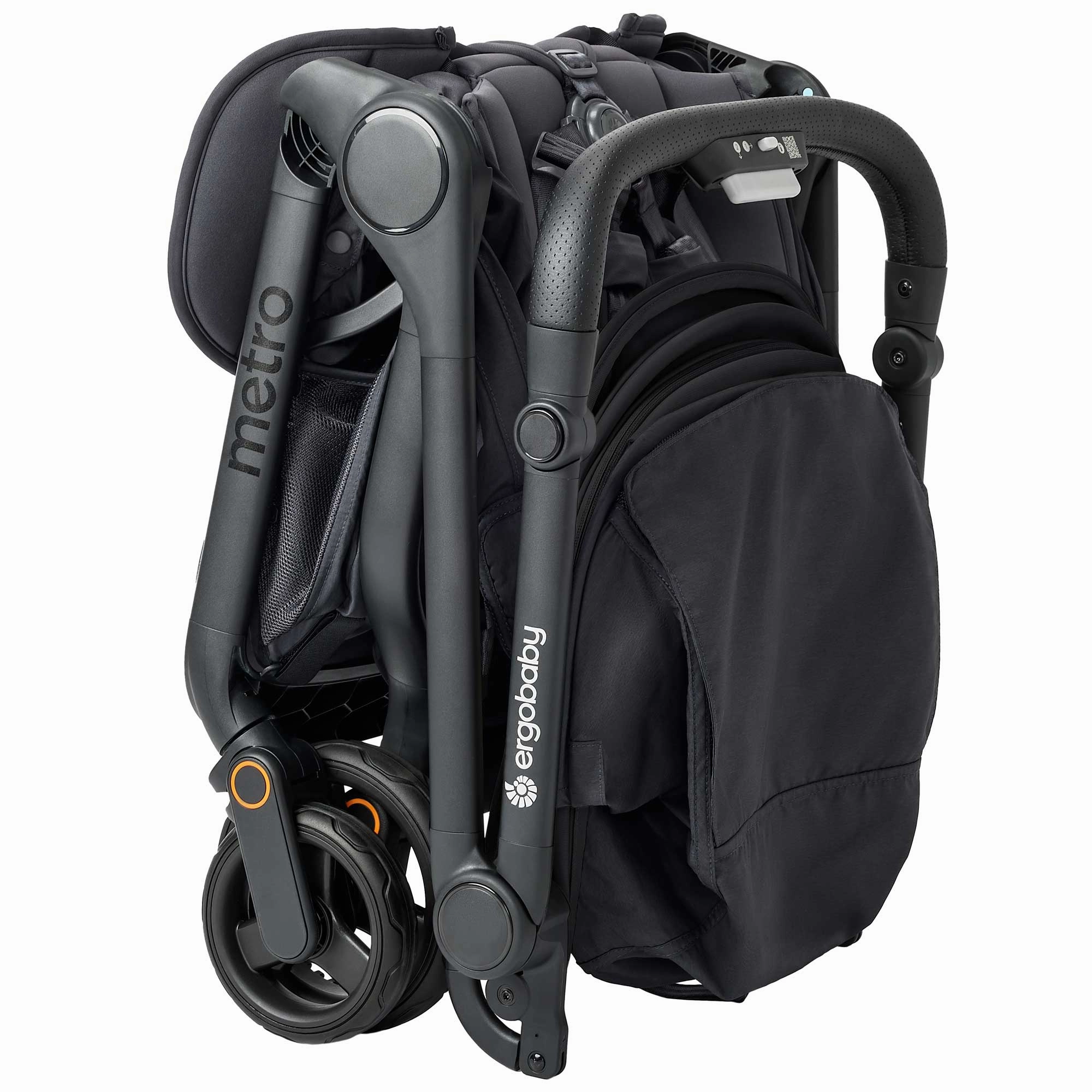Ergobaby Metro 3 Compact City Stroller - Onyx Black