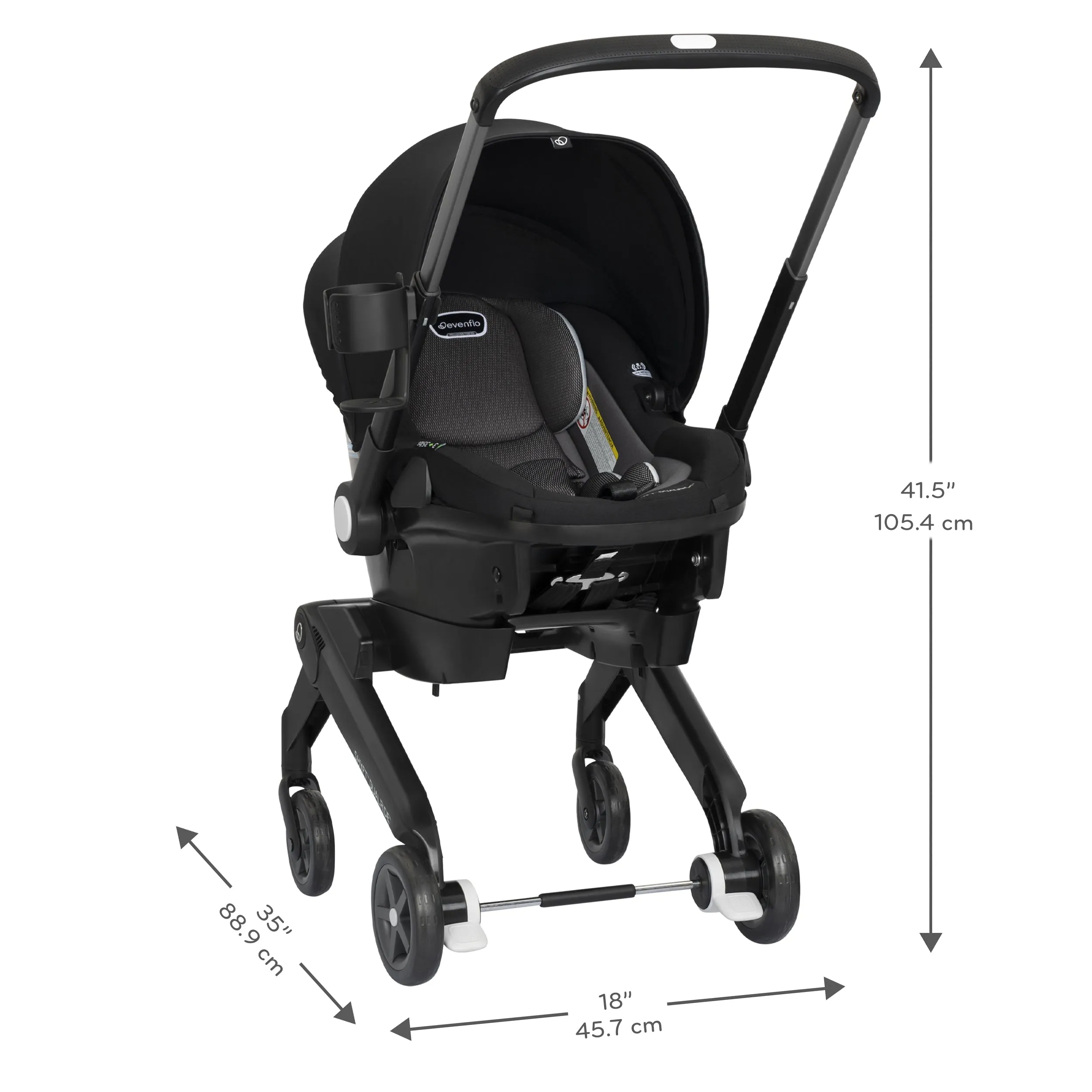 Evenflo Shyft DualRide Infant Car Seat and Stroller Combo