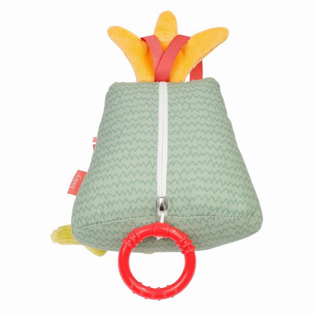 Fehn Music toy vulcano with dinosaur