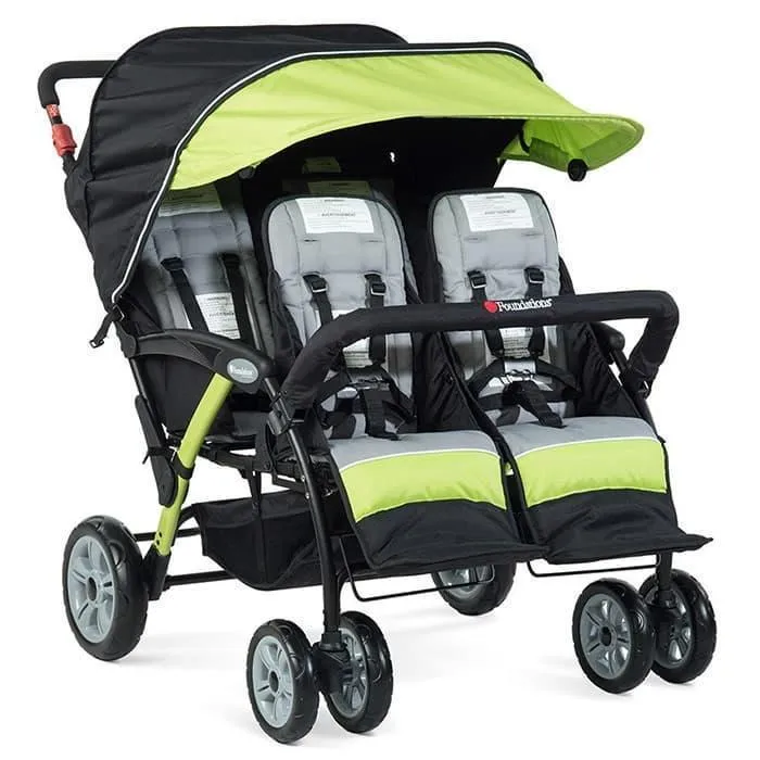 Foundations Compass Quad 4-Passenger Stroller