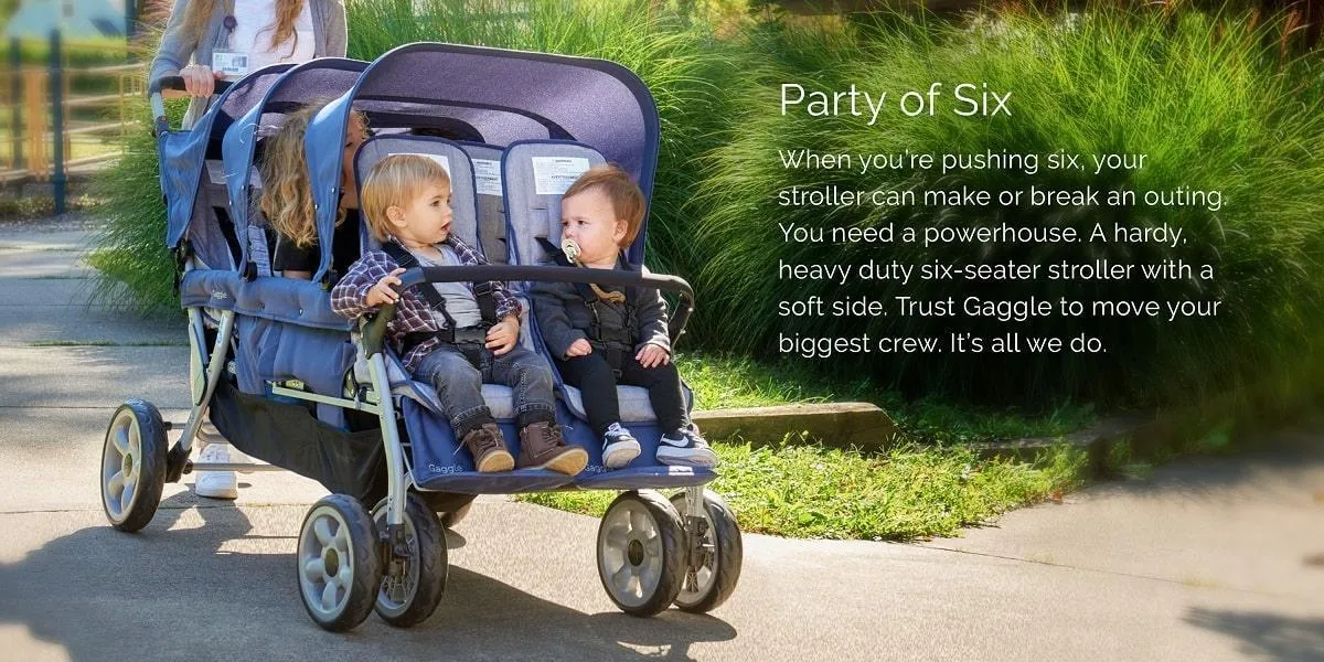 Foundations GAGGLE Jamboree 6-Passenger Stroller