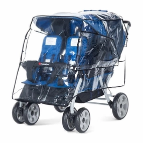 Foundations Quad Stroller Rain Cover and Weather Shield