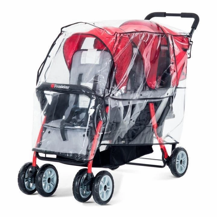 Foundations Trio Rain Cover and Weather Shield for Triple Strollers