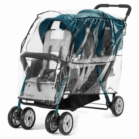 Foundations Trio Rain Cover and Weather Shield for Triple Strollers