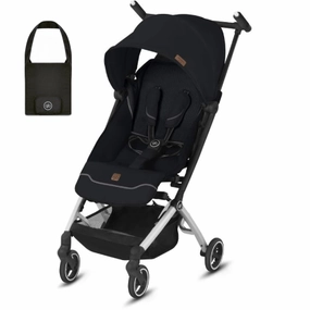 GB Pockit Plus All-City Stroller with Raincover and Travel Bag - Velvet Black