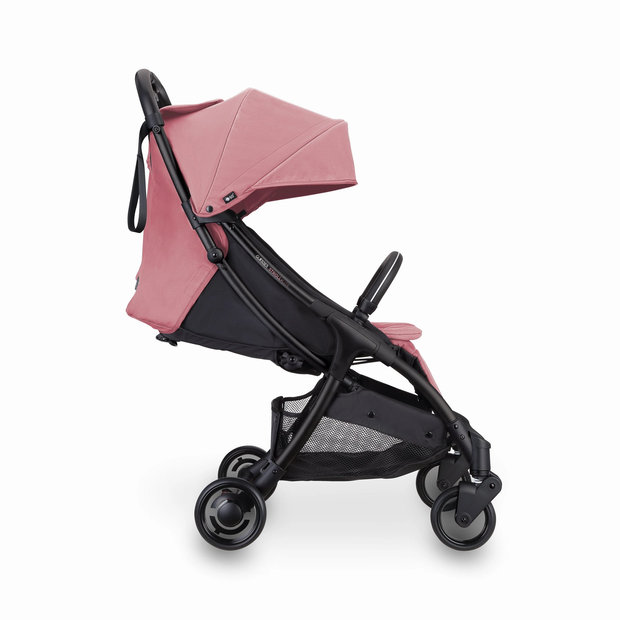 Globber Stroll Lite Baby Stroller - Deep Pastel Pink (0 - 4Y)