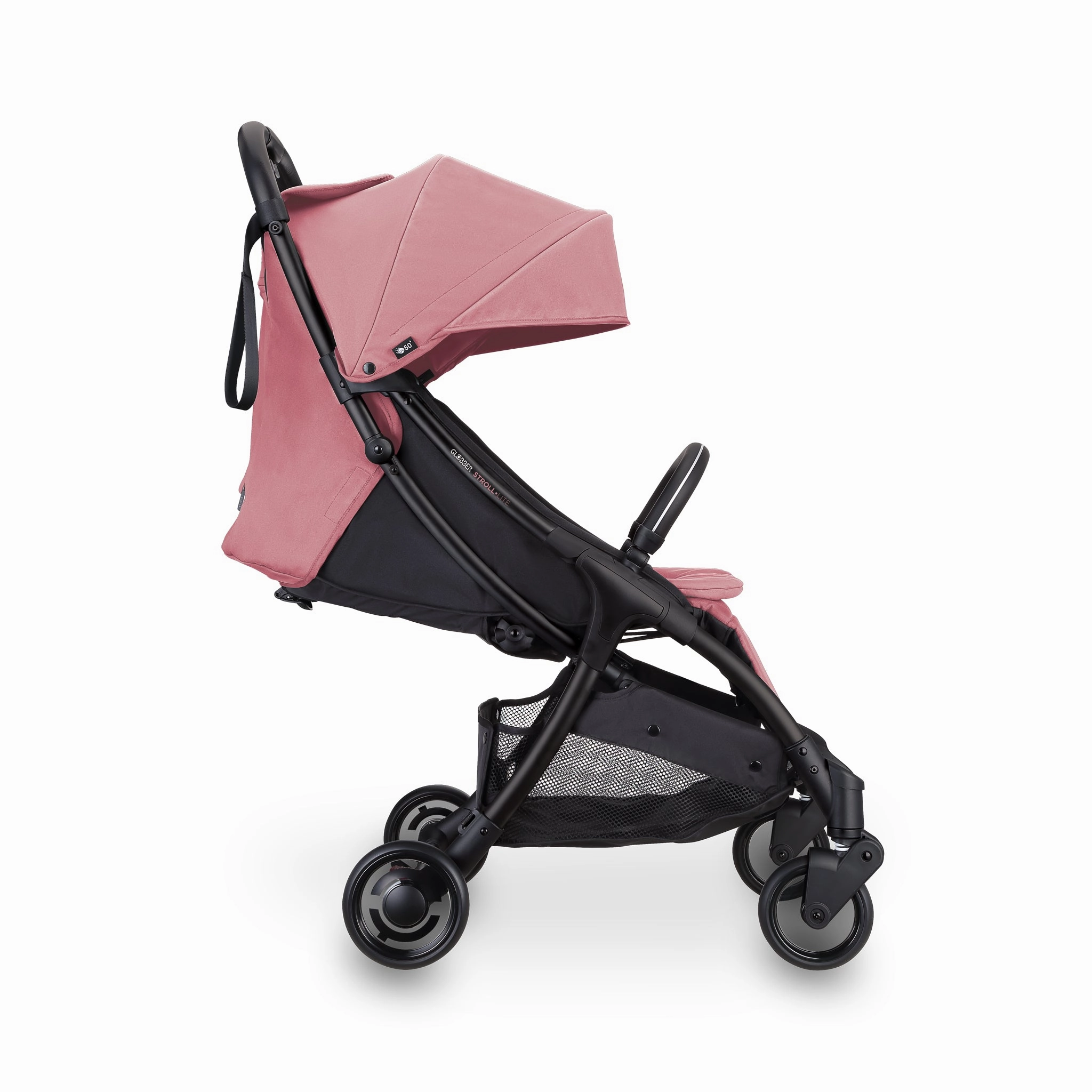 Globber Stroll Lite Baby Stroller - Deep Pastel Pink (0 - 4Y)