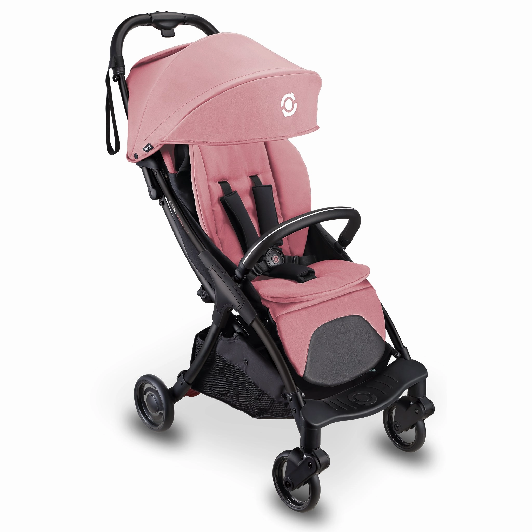 Globber Stroll Lite Baby Stroller - Deep Pastel Pink (0 - 4Y)