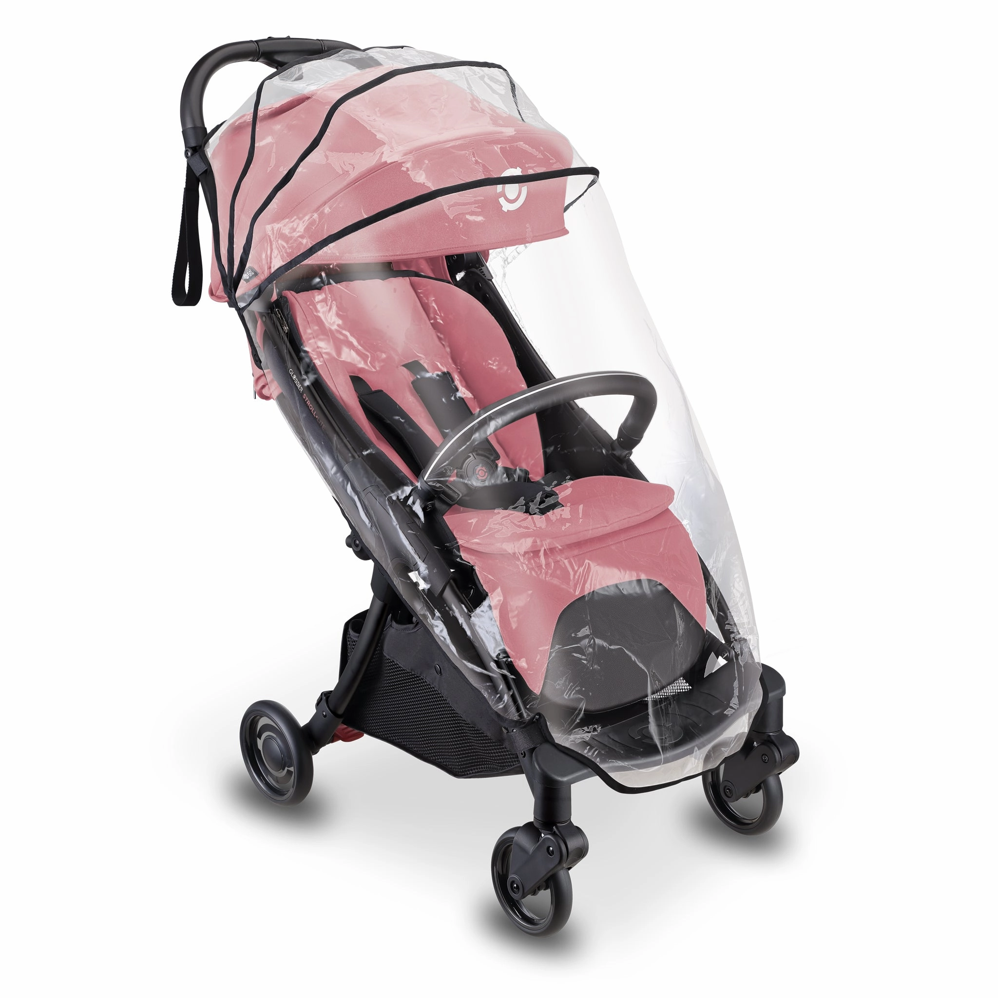Globber Stroll Lite Baby Stroller - Deep Pastel Pink (0 - 4Y)